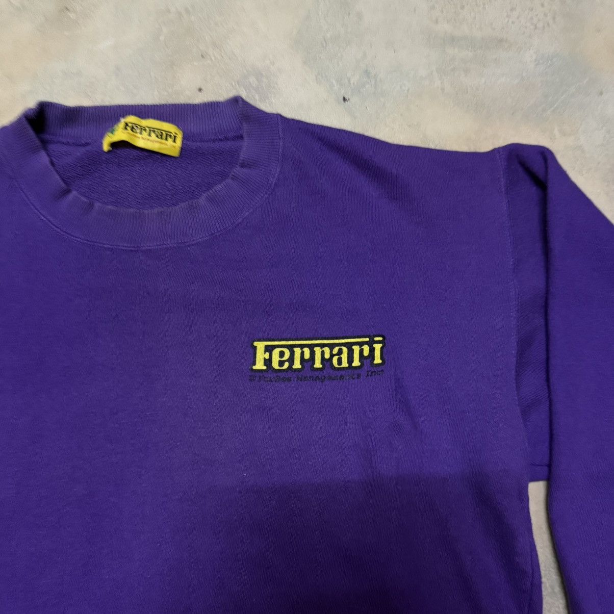Ferrari Vintage Ferrari Big Logo Sweatshirt Size US S / EU 44-46 / 1 - 4 Thumbnail
