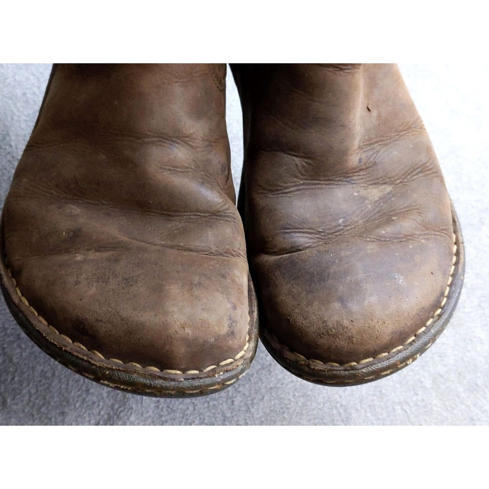 Ugg UGG Australia Boots Womens Size 8 39 Brown Leather Shearling Mid Calf Winter Size US 8 / IT 38 - 7 Thumbnail