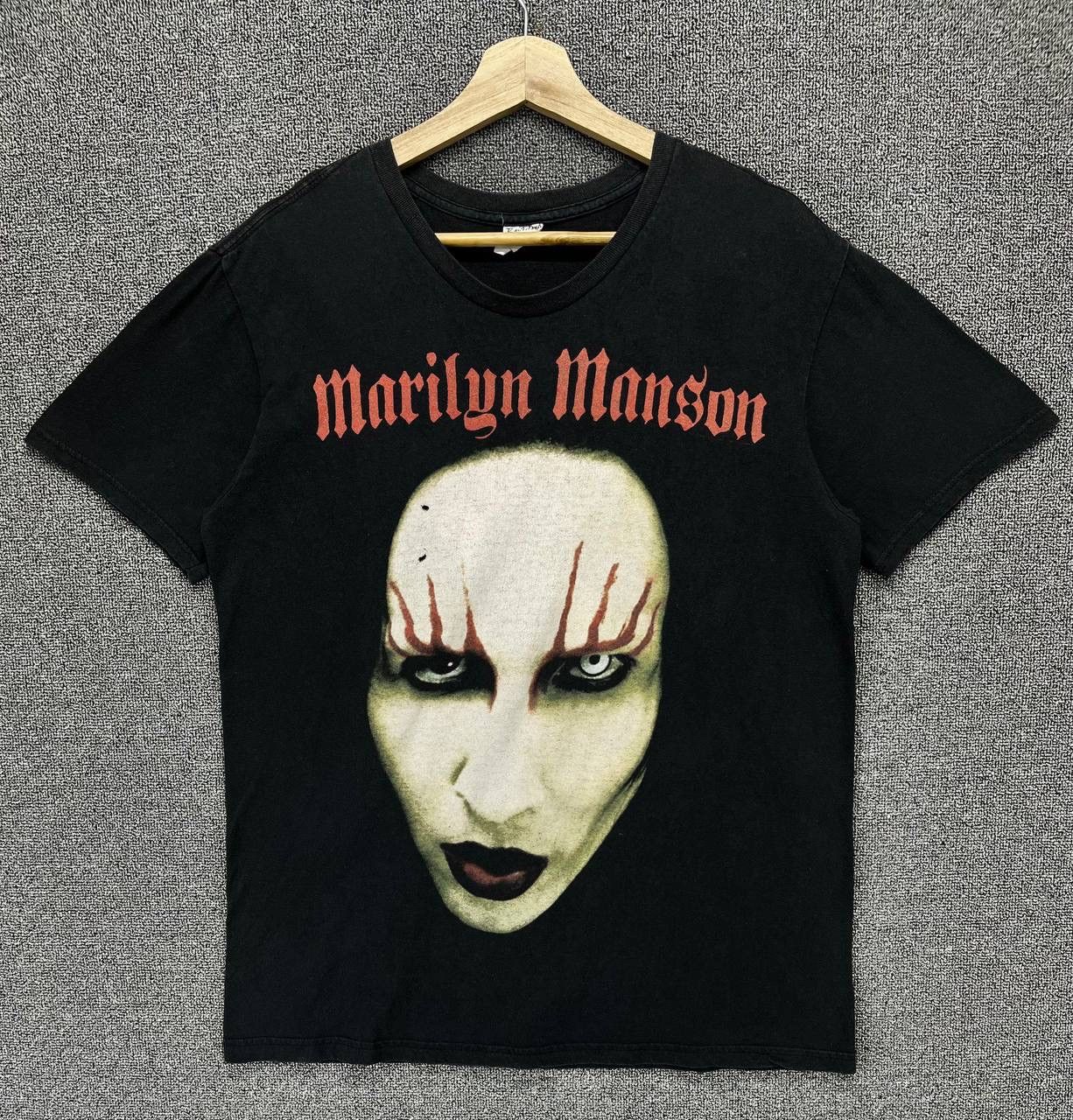 Band Tees Vintage Marilyn Manson Punk Rock Band Tees T Shirts Size US M / EU 48-50 / 2 - 1 Thumbnail