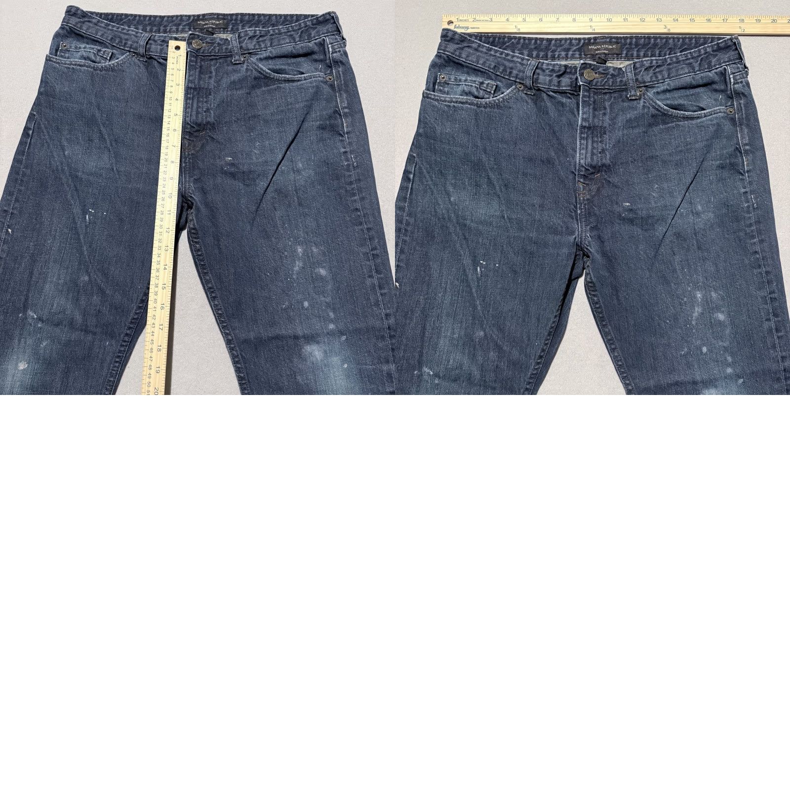 Banana Republic Banana Republic Slim Straight Jeans Men Blue Denim Paint Splatter 36x30 Jeans Mens Slim Straight Blue Denim Paint Splatter 36x30 Size US 36 / EU 52 - 9 Thumbnail