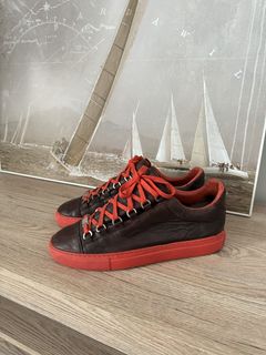 Balenciaga arena cheap low orange