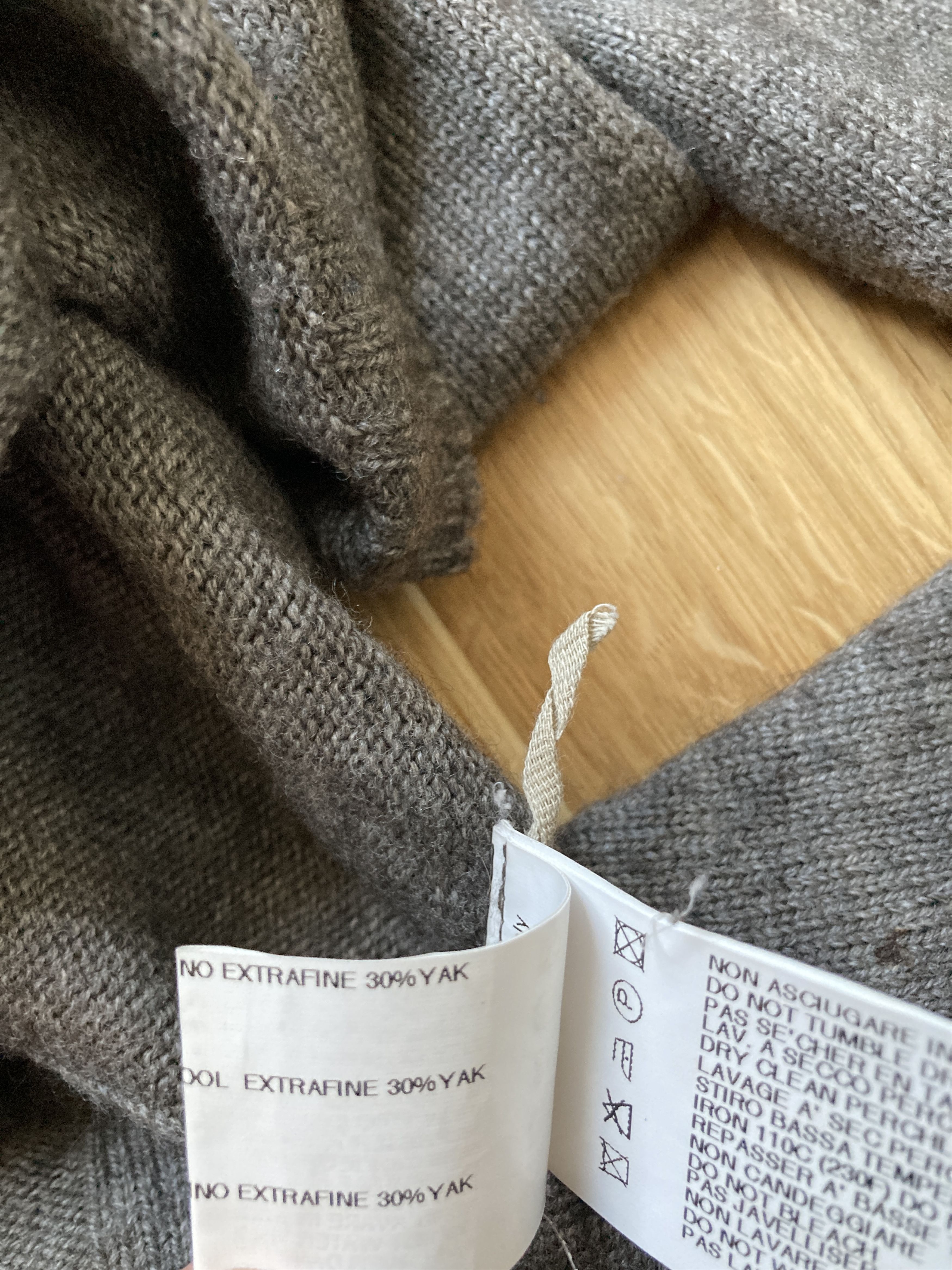 Rick Owens F/W 12 "MOUNTAIN" Oversized Runway Yak/Wool Rollneck Knit M Size US L / EU 52-54 / 3 - 17 Thumbnail