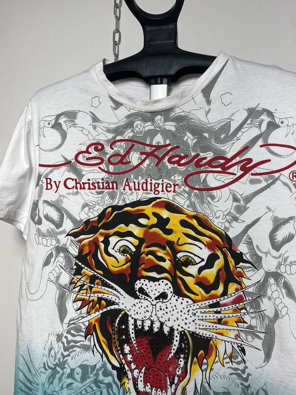 Ed Hardy Vintage Ed Hardy by Christian Audigier big logo tiger tee Size US M / EU 48-50 / 2 - 3 Thumbnail