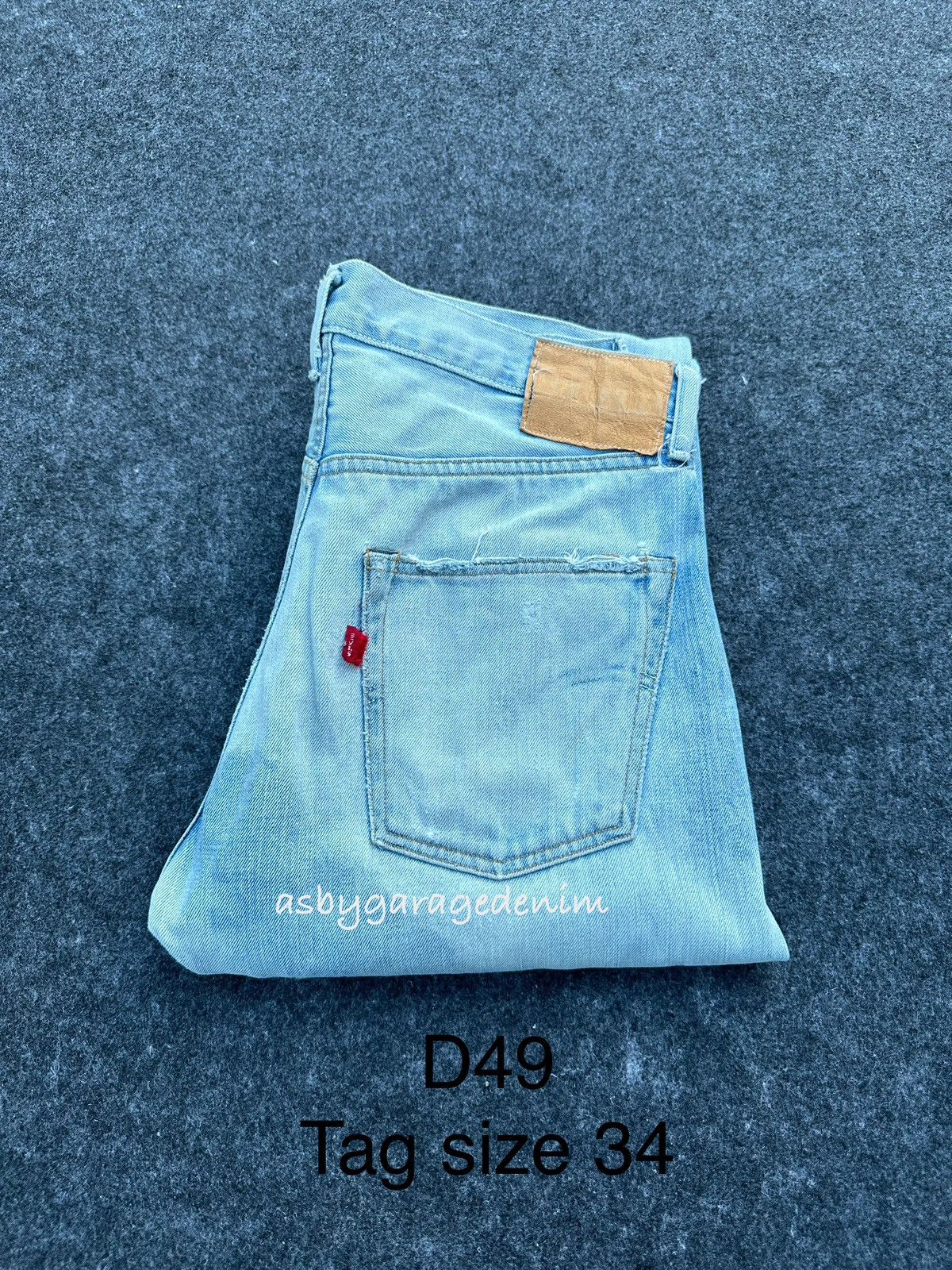 Levi's Vintage Levis 501 LVC Japan Distressed Denim 32x31 D49 Size US 32 / EU 48 - 22 Thumbnail
