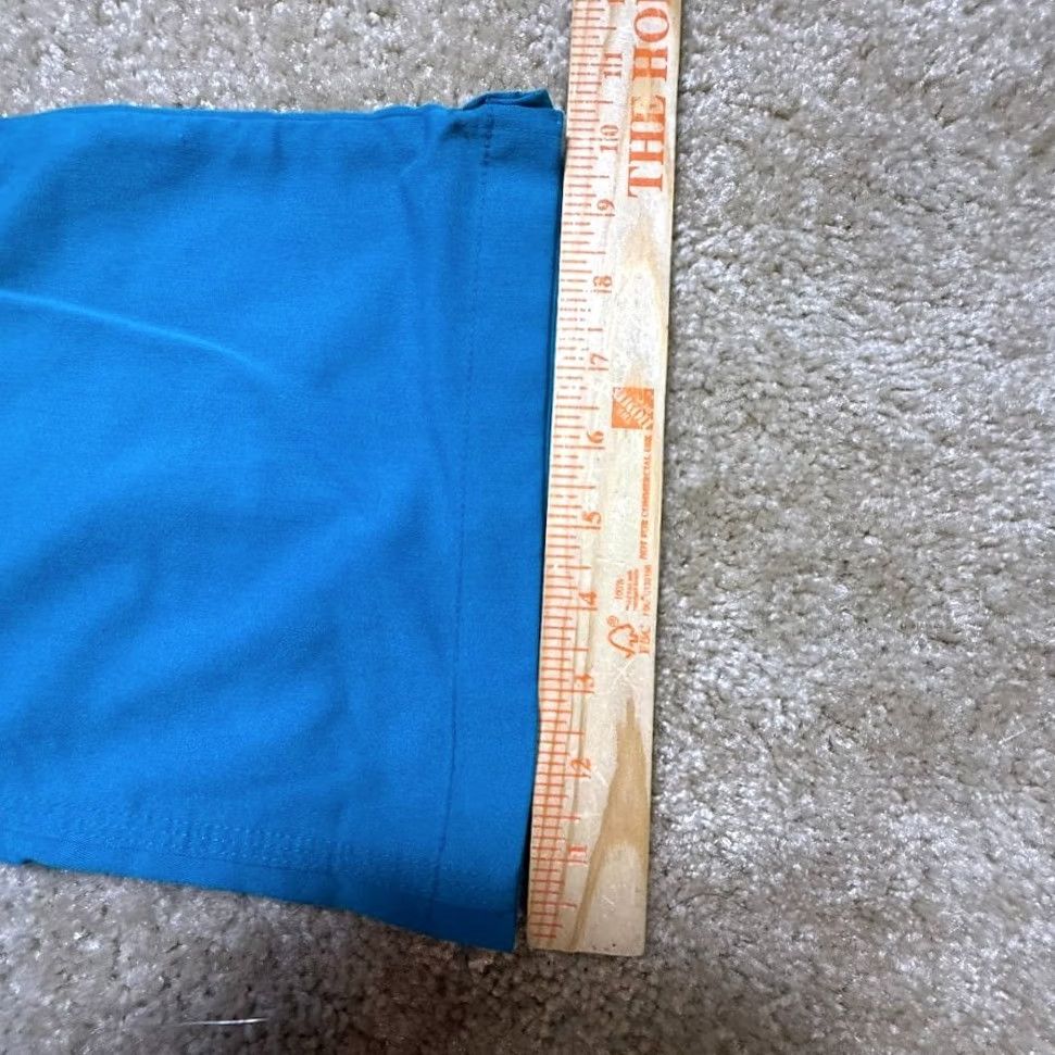 Carhartt Carhartt WorkFlex Scrub Pants Womens S Teal Drawstring Flare Leg Medical C51202 Size 28" / US 6 / IT 42 - 7 Thumbnail