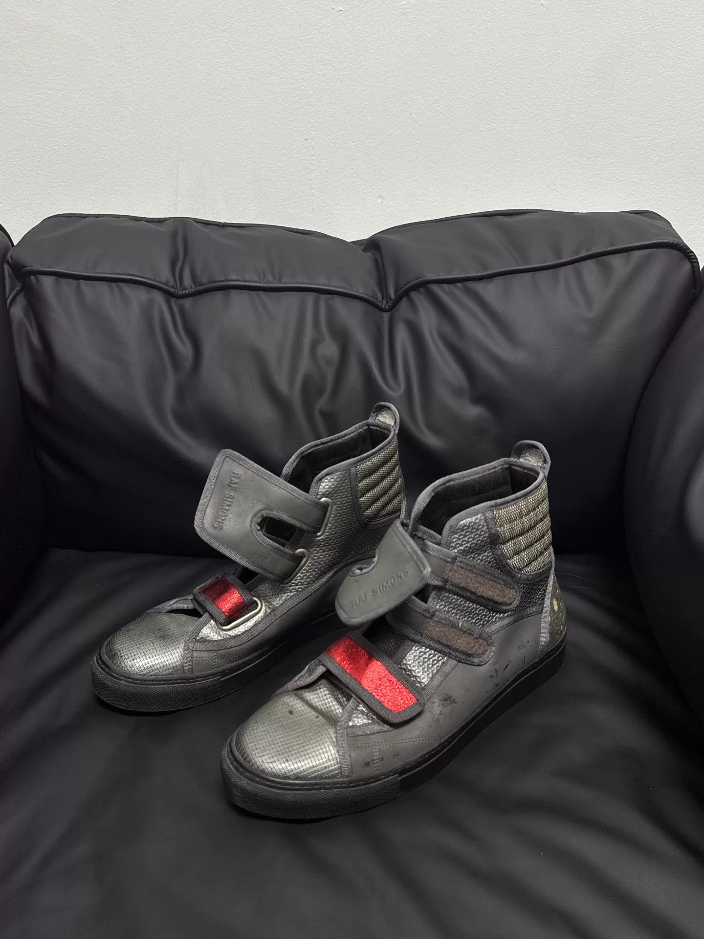 Raf Simons Raf Simons 19ss Metallic Strap Sneakers Size US 9 / EU 42 - 1 Thumbnail