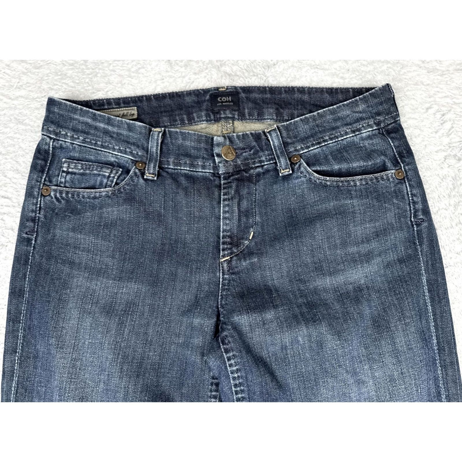 Citizens Of Humanity Citizens of Humanity Jeans Flared Womens 28 Regular Blue Medium Wash Low Rise Stretch 5-Pocket Denim Modern Vintage? Size 28" / US 6 / IT 42 - 4 Thumbnail