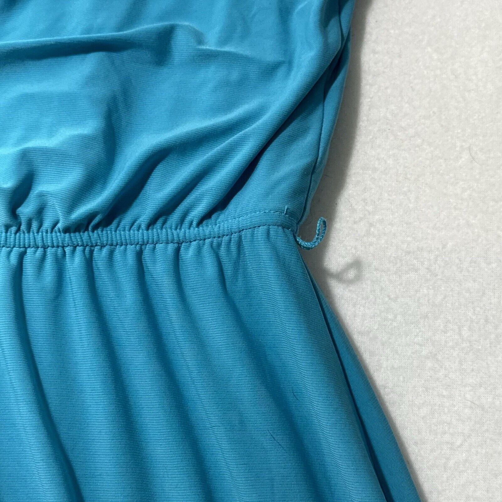 Other Gabby Skye 10 Blue Pullover Drape Top Lightweight Dress Size L / US 10 / IT 46 - 6 Thumbnail