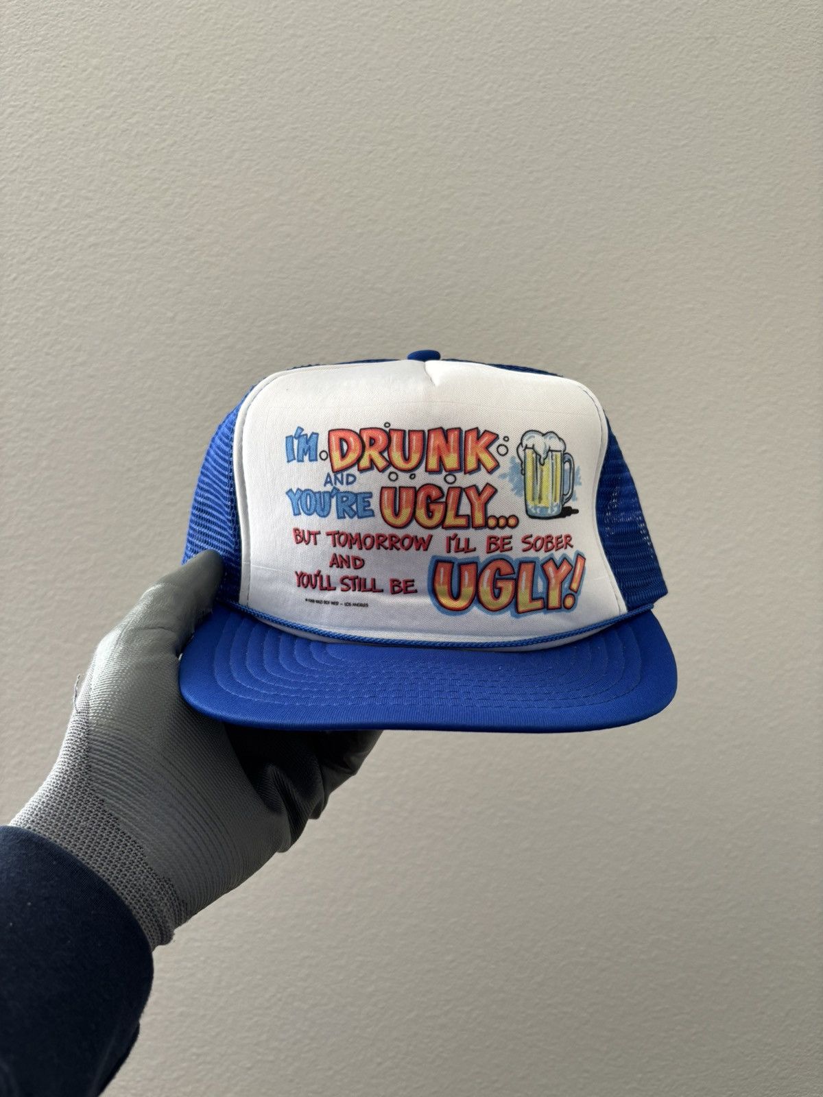 Vintage Vintage 1988 Humor Trucker Hat Size ONE SIZE - 1 Thumbnail