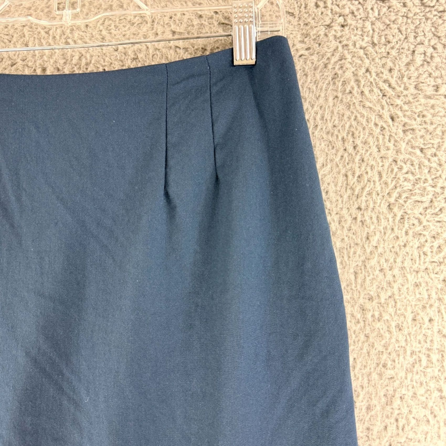 Pendleton Pendleton A-Line Skirt Womens Size 2 Blue 100% Wool Made in USA VTG Lined Skirt Size 26" / US 2 / IT 38 - 2 Thumbnail