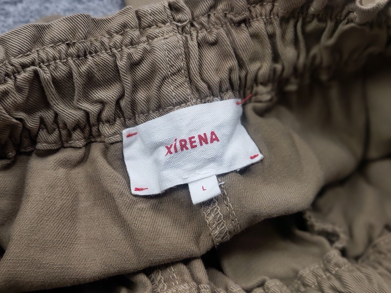 Xirena Xirena Design Ankle Trouser Cotton Beige Stripe Pocket Pants Size 32" / US 10 / IT 46 - 14 Thumbnail