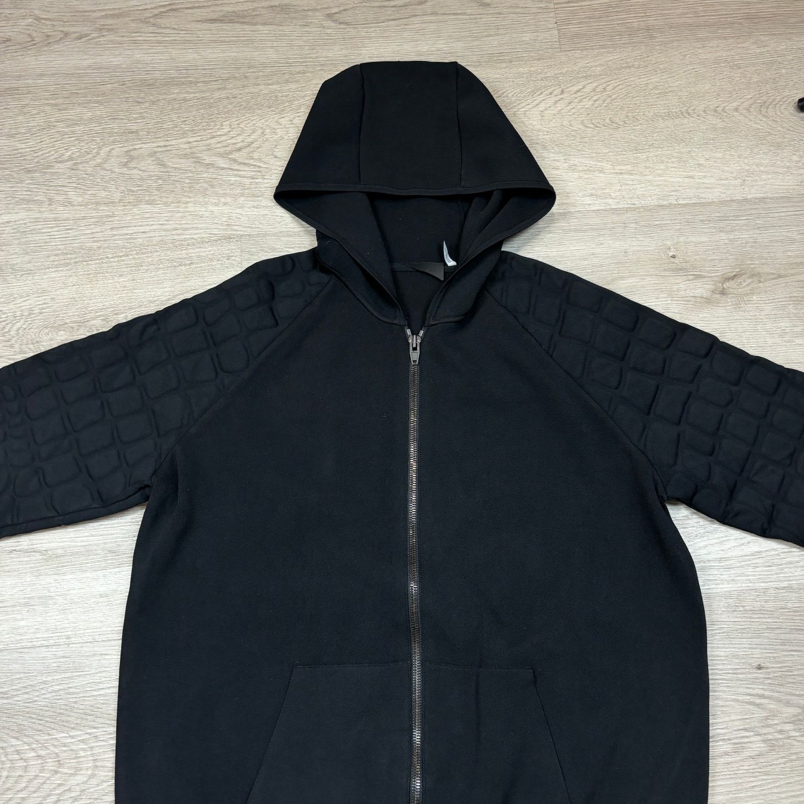 Alexander Wang × H&M Alexander Wang x H&M Textured Scuba Biker Zip Hoodie Men's M Size US M / EU 48-50 / 2 - 2 Thumbnail