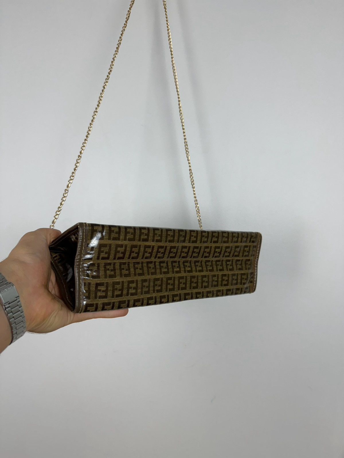 Fendi Shoulder leather bag Fendi FF monogram original rare item Size ONE SIZE - 3 Thumbnail