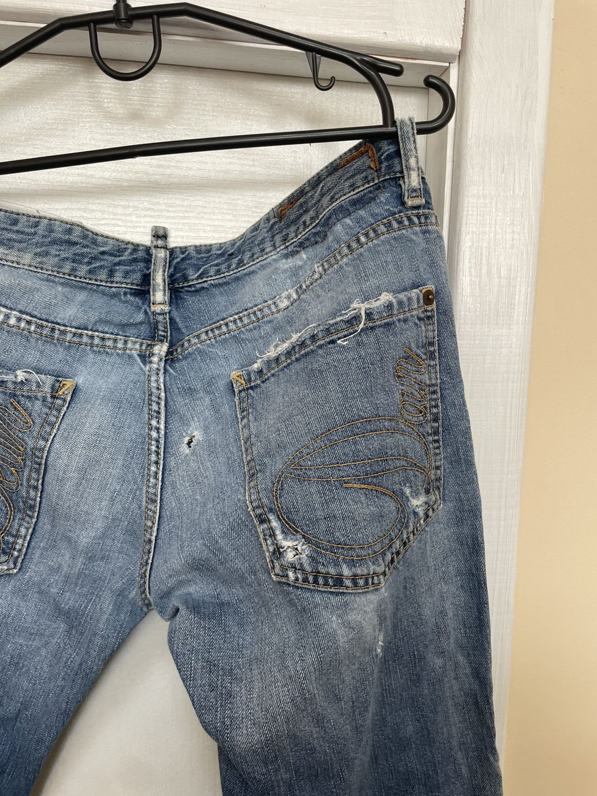 Dsquared2 × Japanese Brand Dsquared2 Jeans Denim Pants cyber punk dean den Size US 32 / EU 48 - 3 Thumbnail