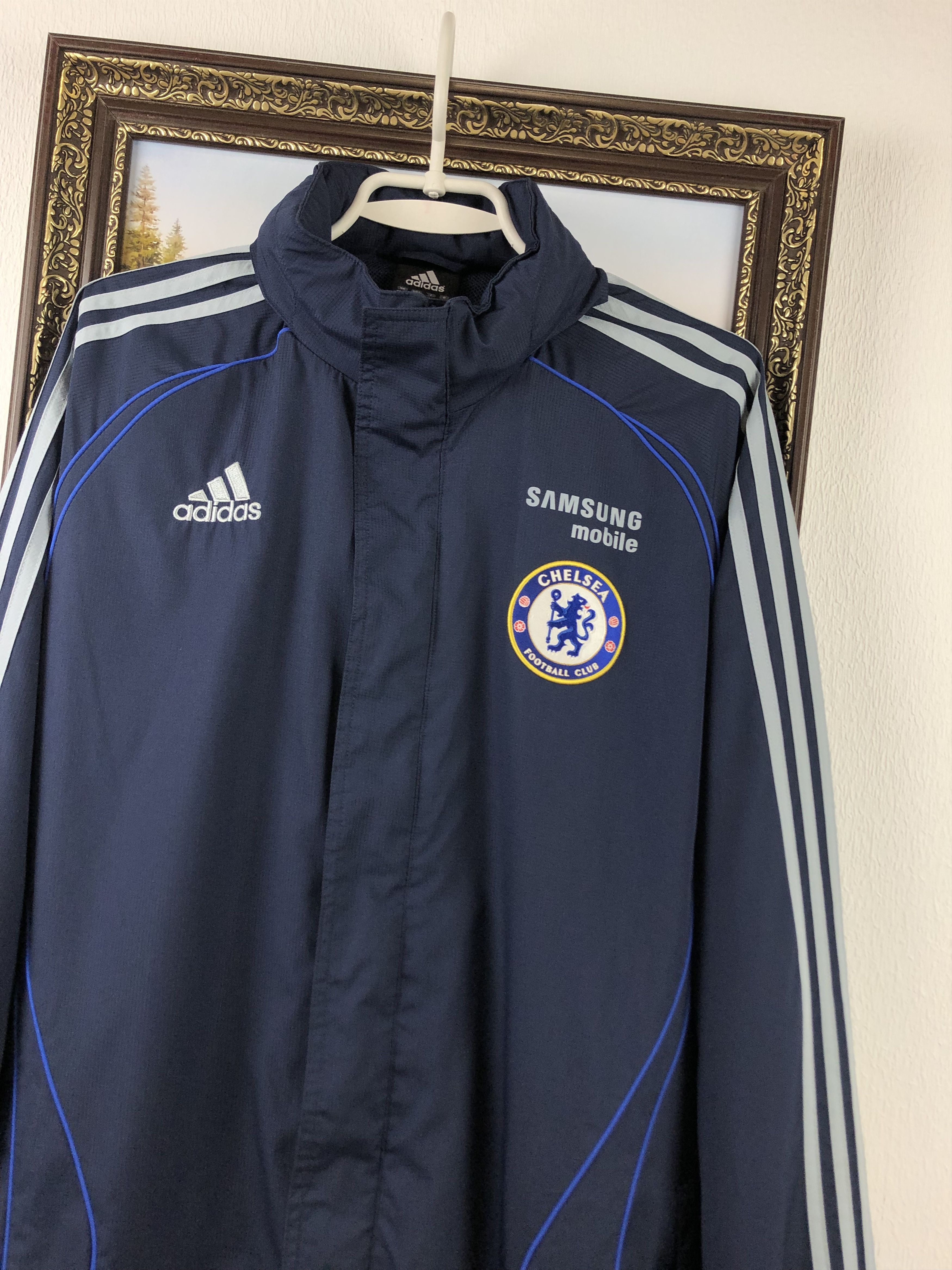 Adidas Vintage Chelsea Football Jacket Soccer Windbreaker Track Size US S / EU 44-46 / 1 - 4 Thumbnail