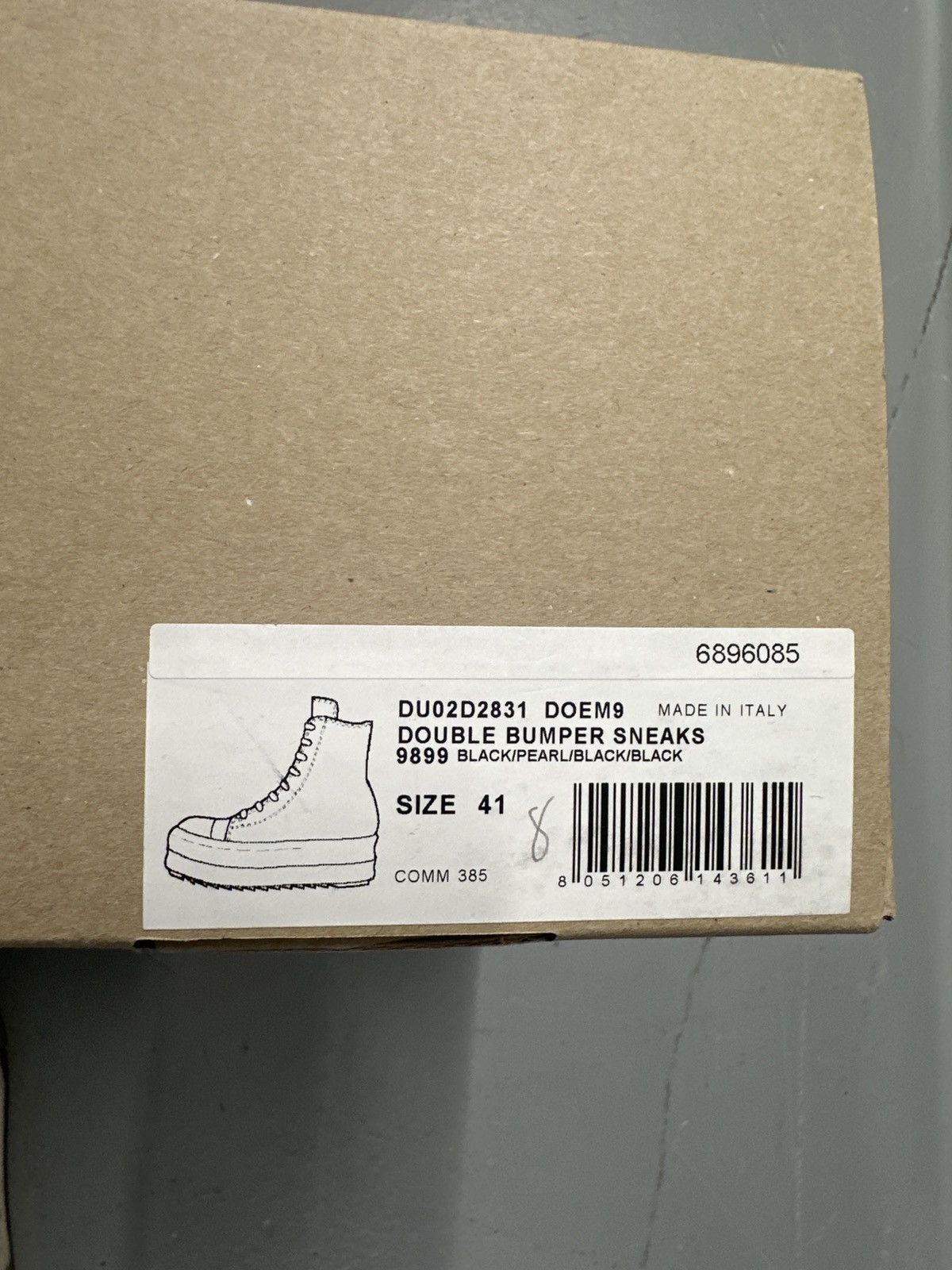 Rick Owens Drkshdw RICK OWENS Size US 8 / EU 41 - 7 Thumbnail