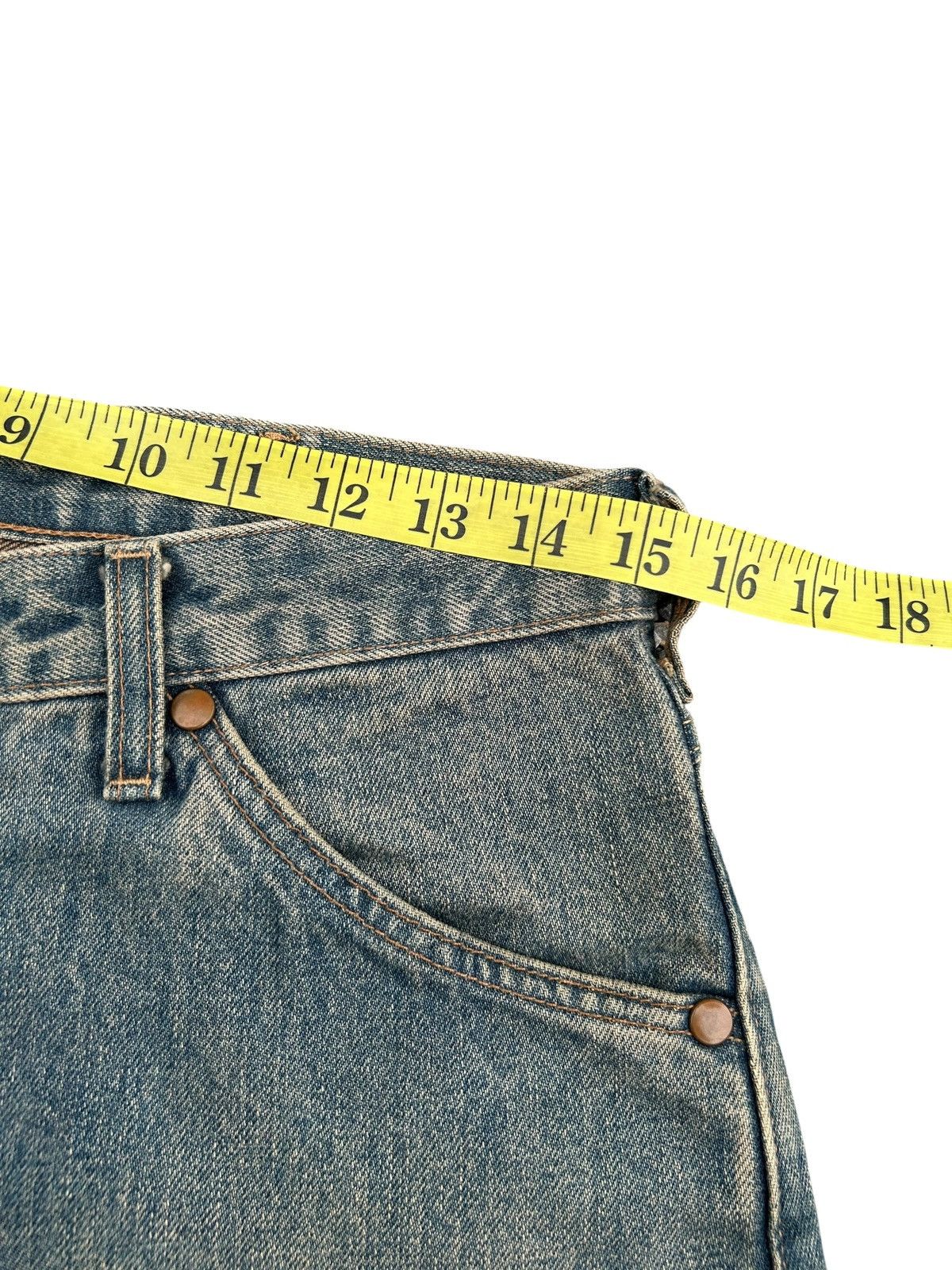 Kapital Vintage Wrangler Selvedge Baggy Rusty Mudwash Denim Jeans Size US 30 / EU 46 - 14 Thumbnail