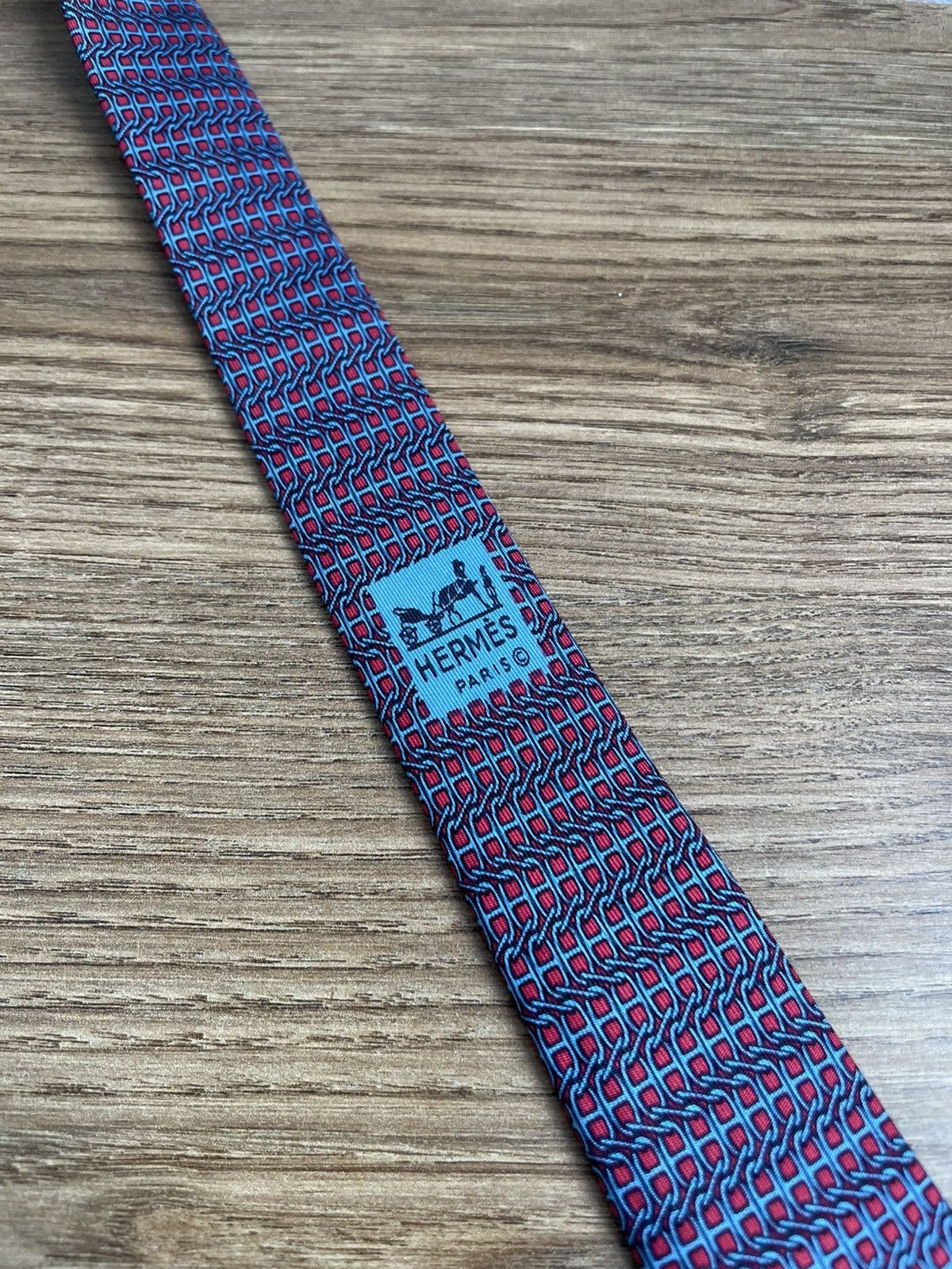 Hermes Hermes Paris Vintage 90s 100% Silk Tie Made In France 940 IA Size ONE SIZE - 17 Thumbnail