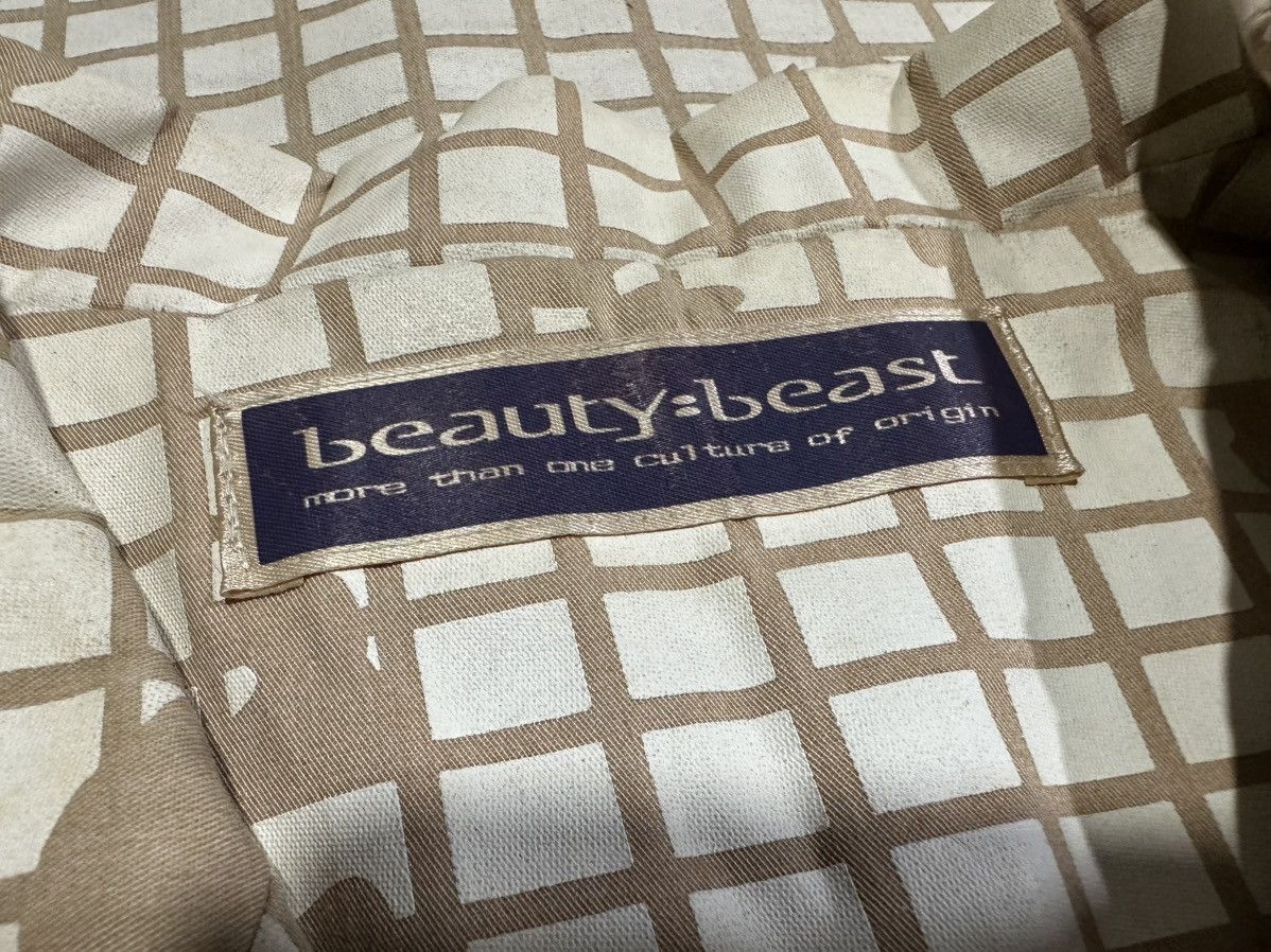 20471120 × Beauty Beast 🔥Rare Archived Vintage Beauty Beast Shirt Waxed Grid Pattern Size US M / EU 48-50 / 2 - 7 Thumbnail