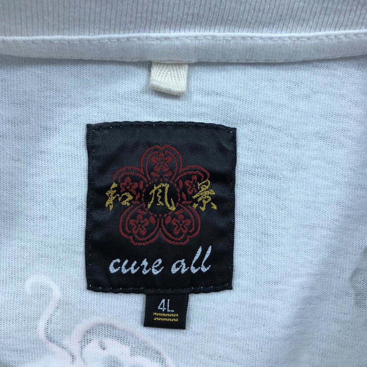 Japanese Brand Pick!! Vtg SUKAJAN CURE ALL Embroidery Long Sleeve Tshirt Size US XXL / EU 58 / 5 - 5 Thumbnail