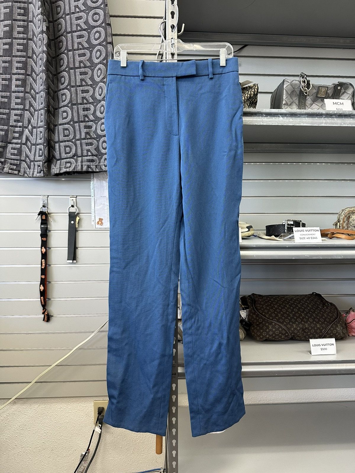 Calvin Klein 205W39NYC Raf Simons Calvin Klein Marching Band Pants blue orange Size US 29 - 2 Thumbnail