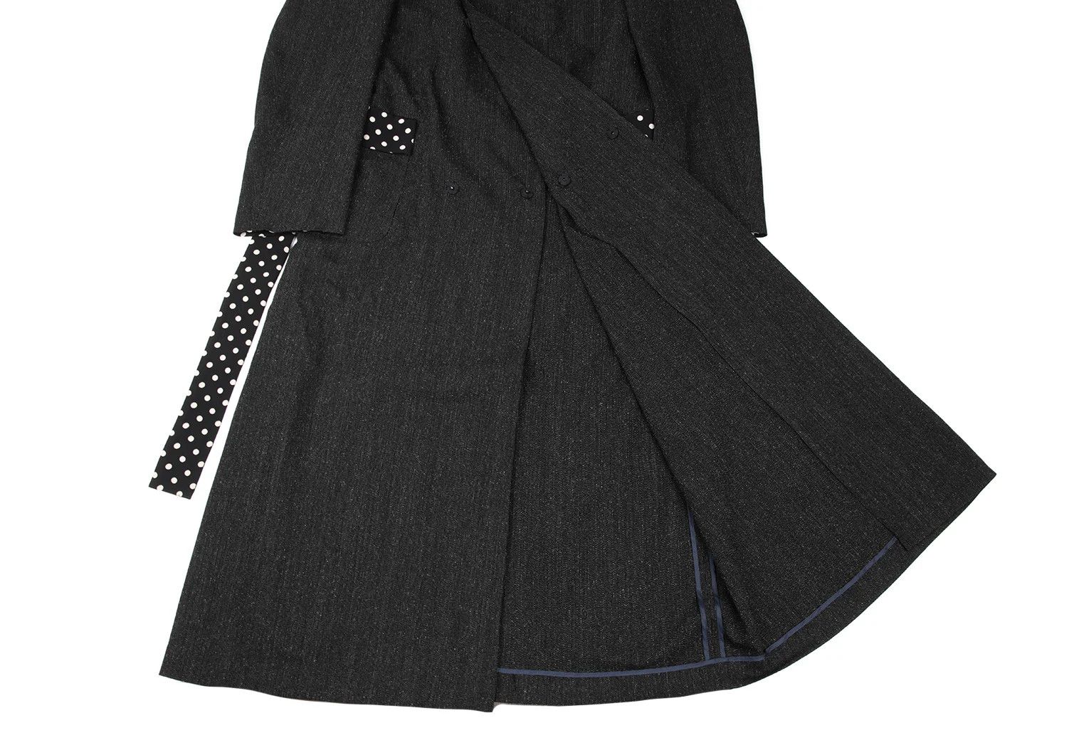 Yohji Yamamoto Yohji Yamamoto Wool Silk Double Hooded Coat Size US L / EU 52-54 / 3 - 11 Thumbnail