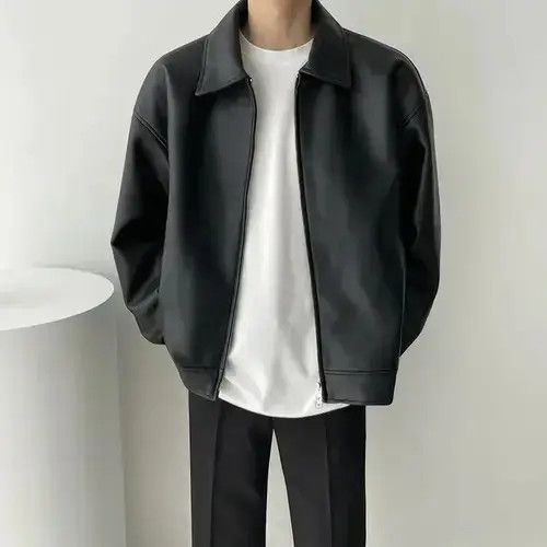 Other Artificial leather Hip Hop Gothic Rock Bomber Jacket Coat Size US L / EU 52-54 / 3 - 3 Thumbnail