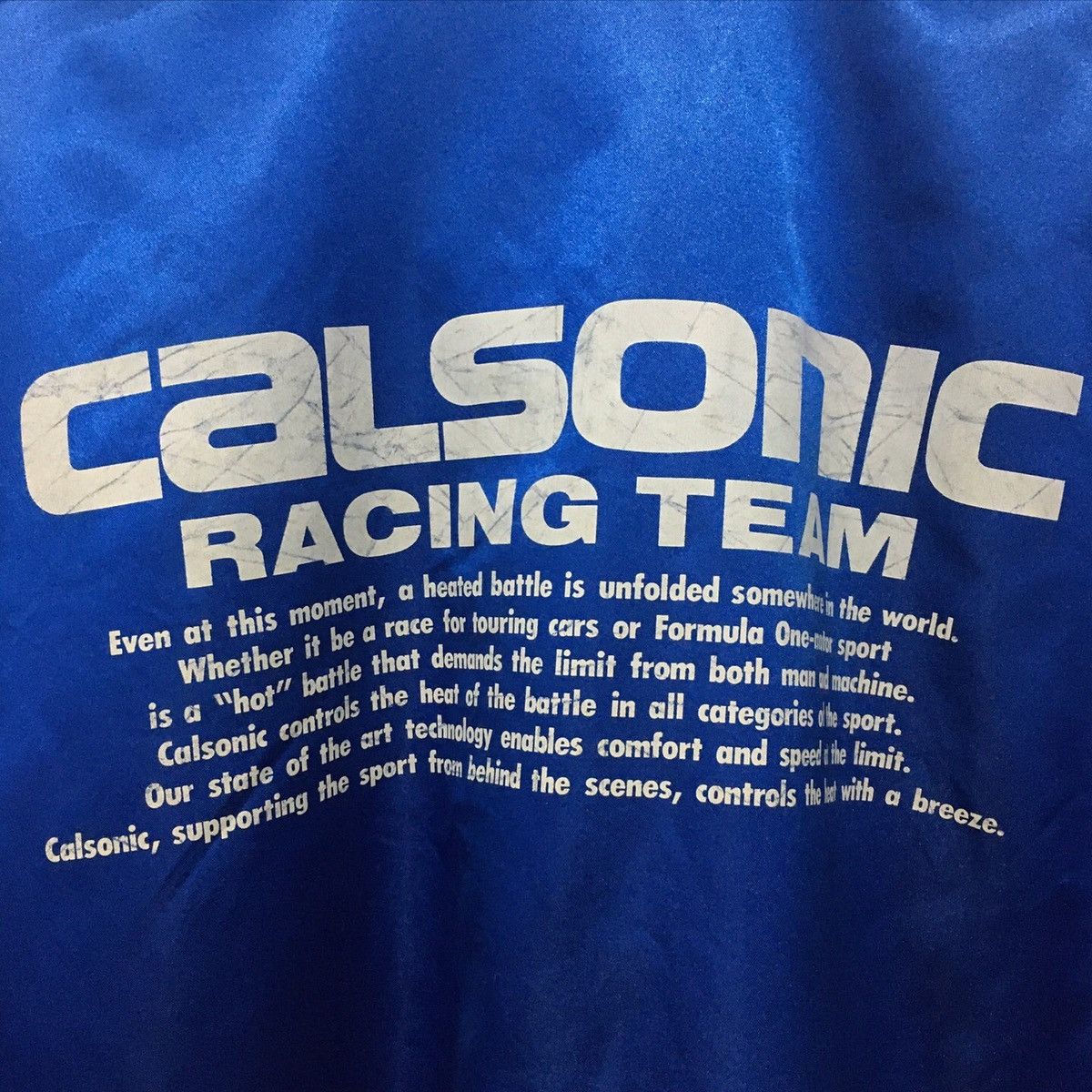 Gear for Sports × Vintage Vintage Nissan Calsonic Racing Team Jacket JDM Size US L / EU 52-54 / 3 - 12 Thumbnail