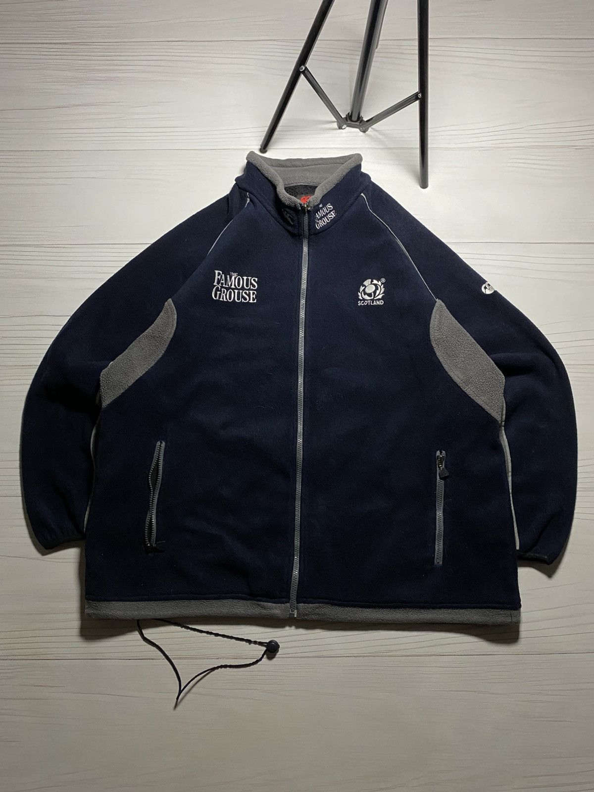 Canterbury of New Zealand × Vintage Canterbury Scotland Vintage Fleece Jacket THE FAMOUS GROUSE Size US XL / EU 56 / 4 - 1 Thumbnail