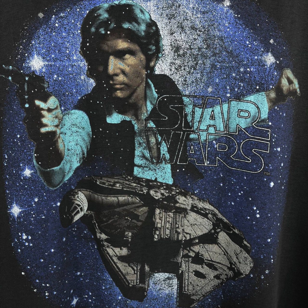Star Wars Very Rare Vintage Star Wars Han Solo Tee Graphic 1990’s Size US L / EU 52-54 / 3 - 6 Thumbnail