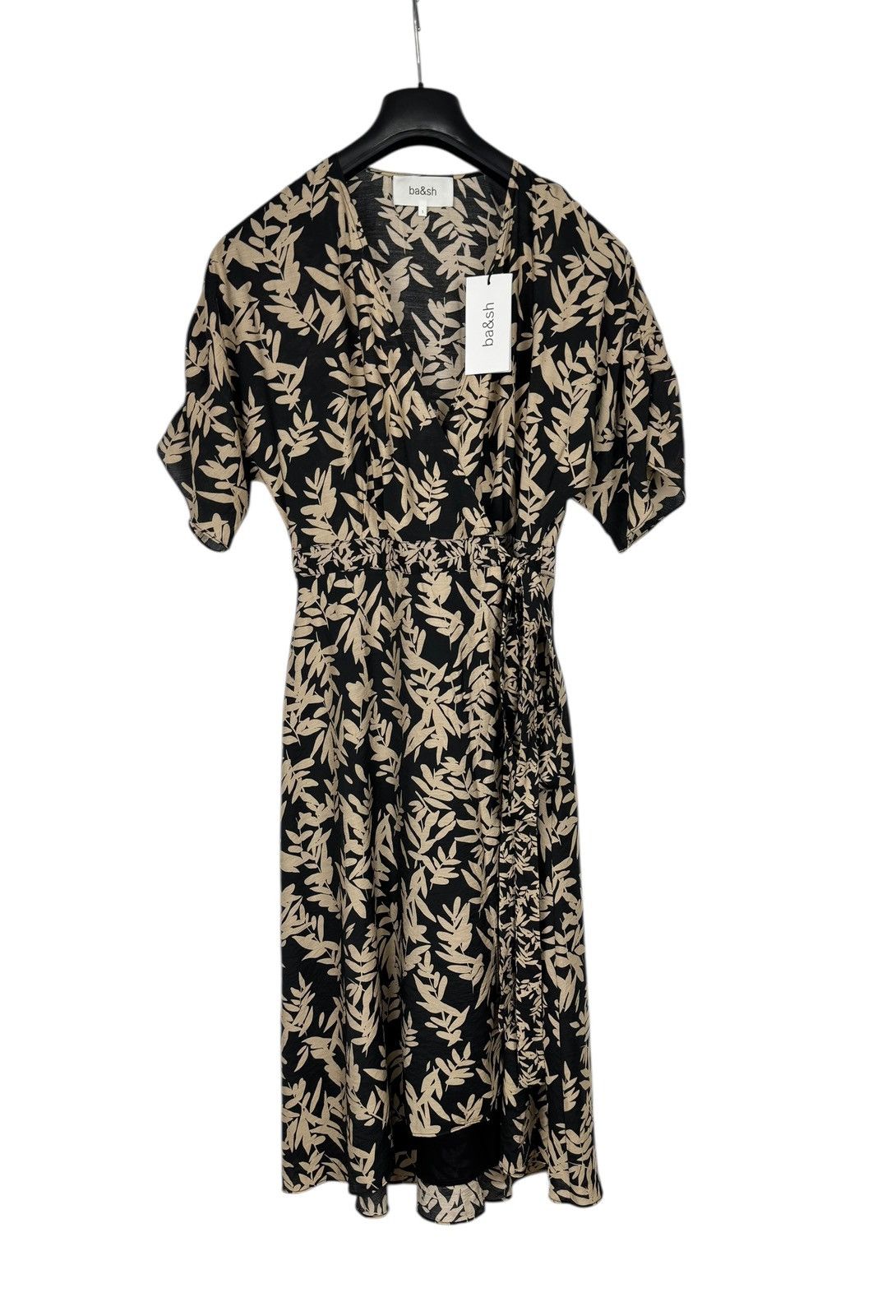 ba&sh Ba&sh Robe Tabby Dress Floral Print Viscose V-Neck size 1 Size S / US 4 / IT 40 - 12 Thumbnail