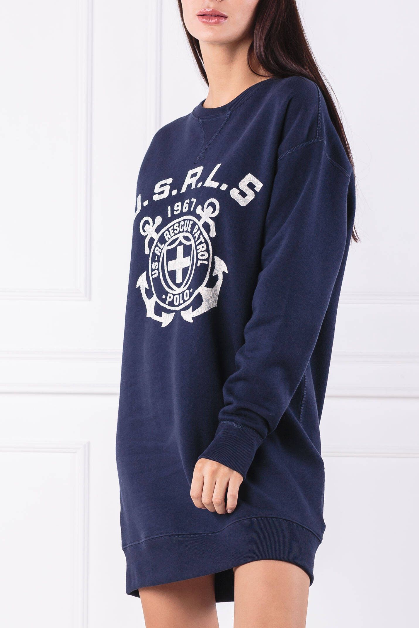 Polo Ralph Lauren × Ralph Lauren × Vintage 🔥 Polo Ralph Lauren Vintage Fleece Sweater Dress 🔥 Size M / US 6-8 / IT 42-44 - 1 Thumbnail