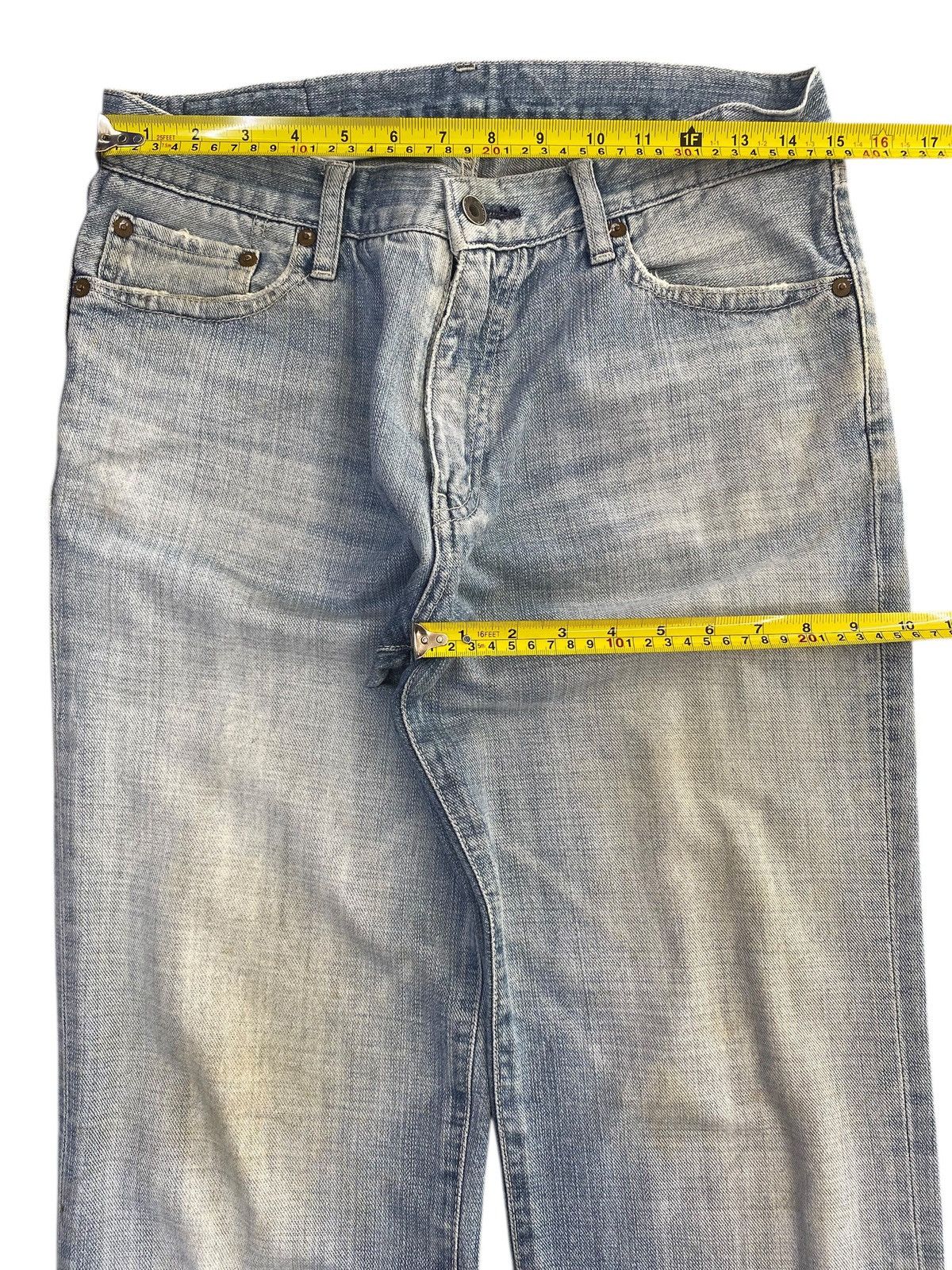 Japanese Brand Japanese Brand Blue Faded Wash Style Loose Jeans Size US 30 / EU 46 - 5 Thumbnail
