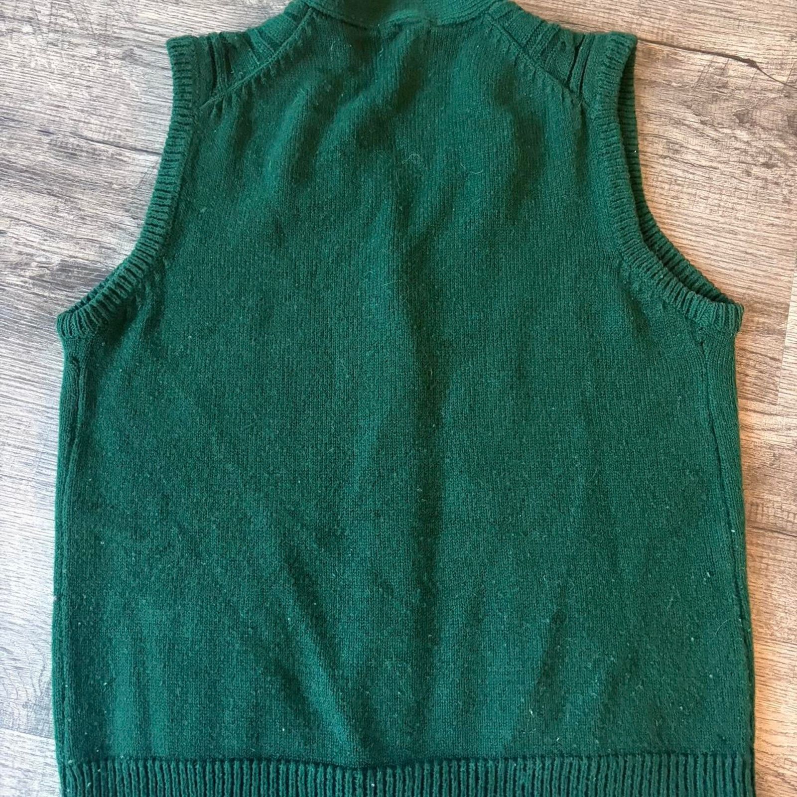 Other Vintage green cable knit sweater Size M / US 6-8 / IT 42-44 - 3 Thumbnail
