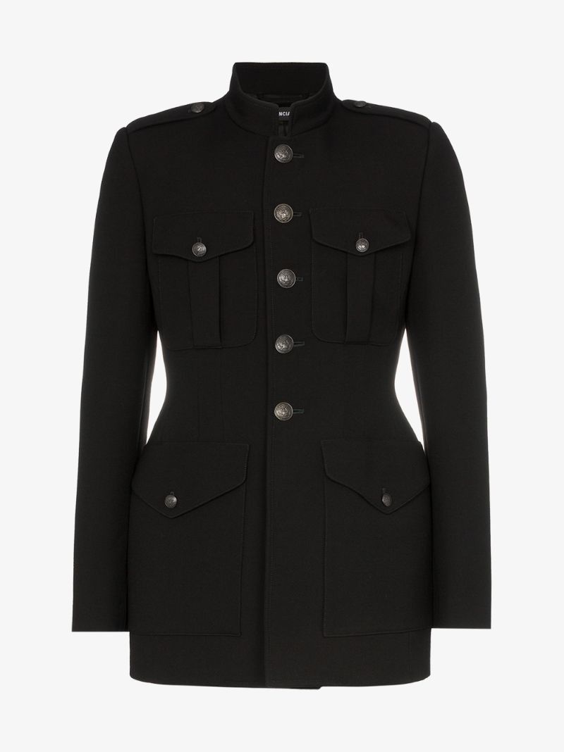 期間限定特別価格 Balenciaga aw20 military tailored jacket ジャケット・アウター