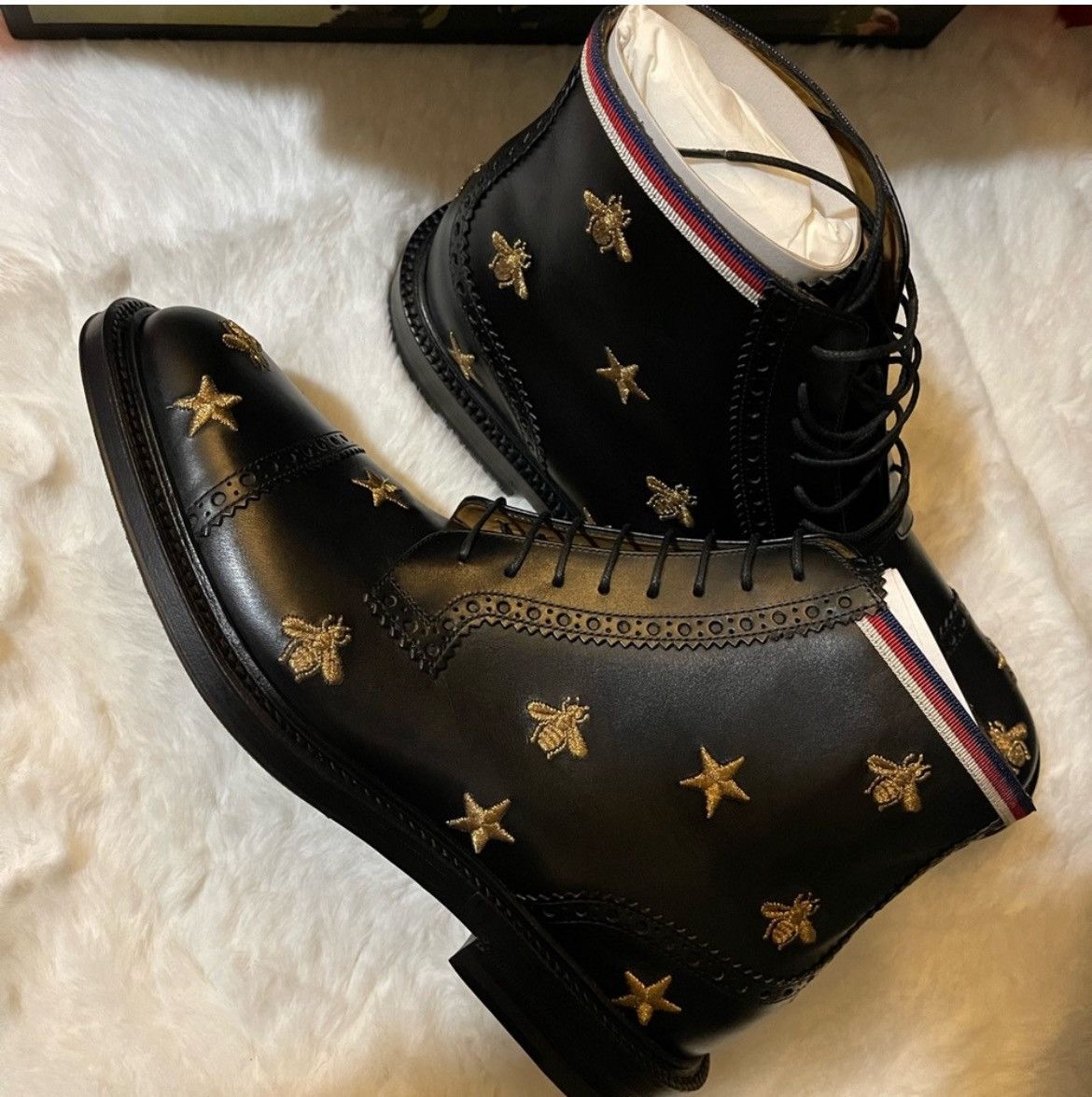 Gucci Gucci Boots with stars and bees embroidery Size US 8 / EU 41 - 6 Thumbnail