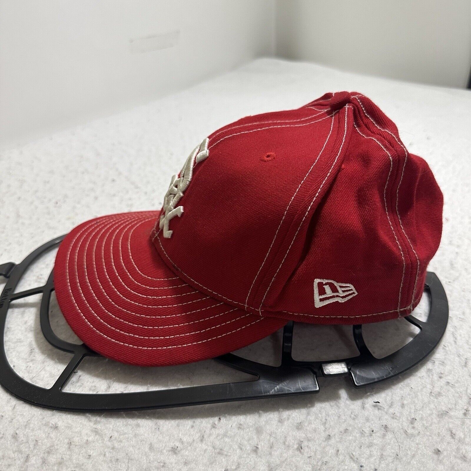 New Era MLB Chicago White Sox 7 1/4 Inch Fitted Baseball Cap Red Hat Size ONE SIZE - 4 Thumbnail