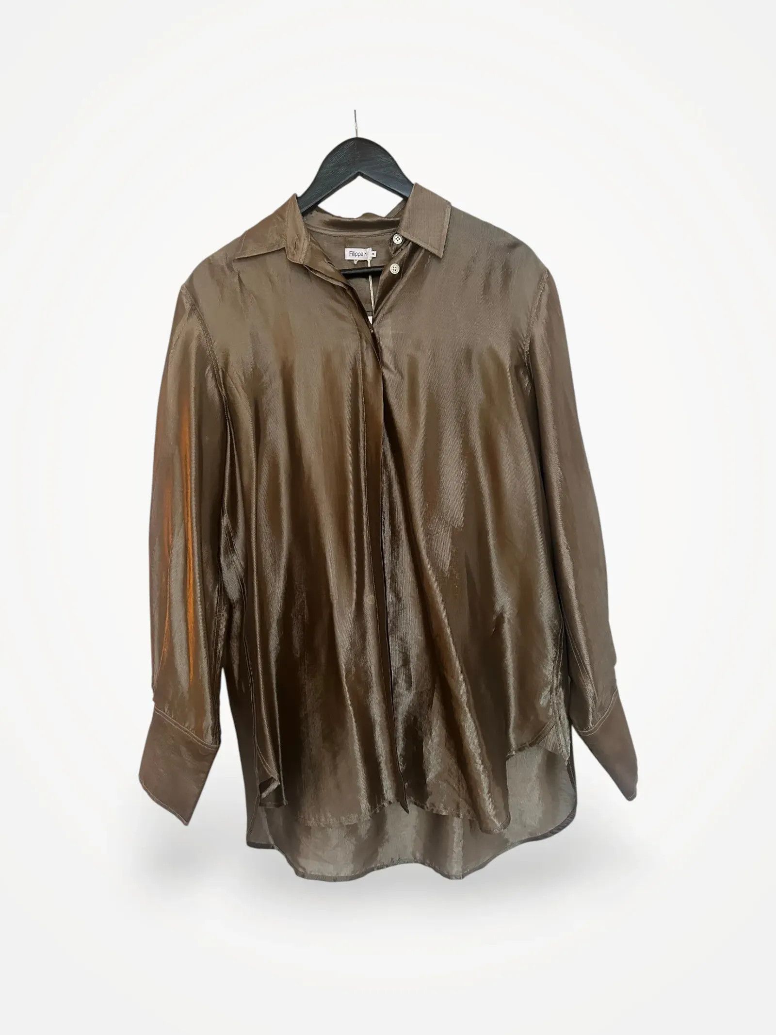 Filippa K Filippa K Akira Metallic Shirt Shirt Size XS / US 0-2 / IT 36-38 - 1 Thumbnail