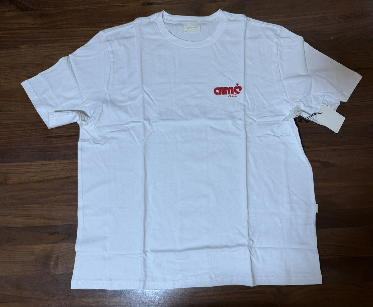 Aime Leon Dore Aime Leon Dore ALD Sound Heart Tee White T-Shirt XXL Size US XXL / EU 58 / 5 - 1 Thumbnail