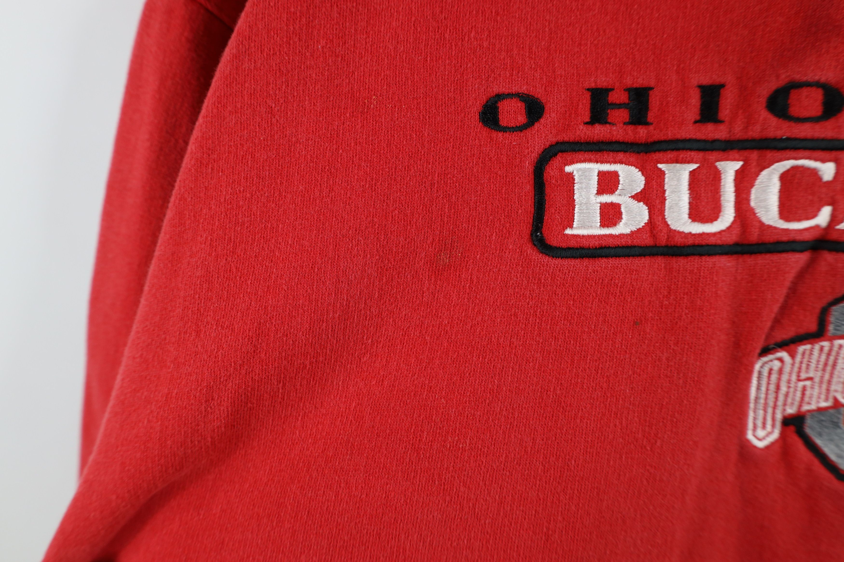 Starter × Vintage Vintage 90s Starter Ohio State University Hoodie Sweatshirt Size US L / EU 52-54 / 3 - 7 Thumbnail