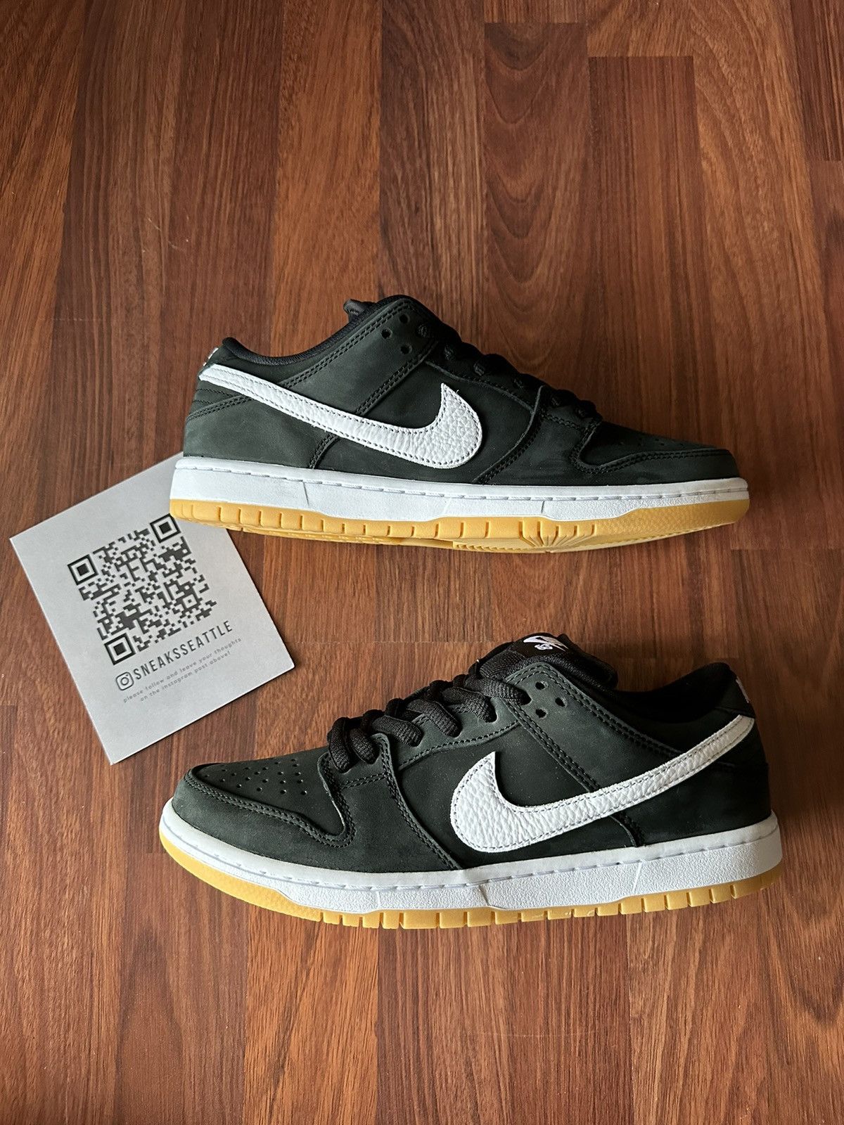 Nike SB Dunk Low Pro Black Gum Size CD2563-006