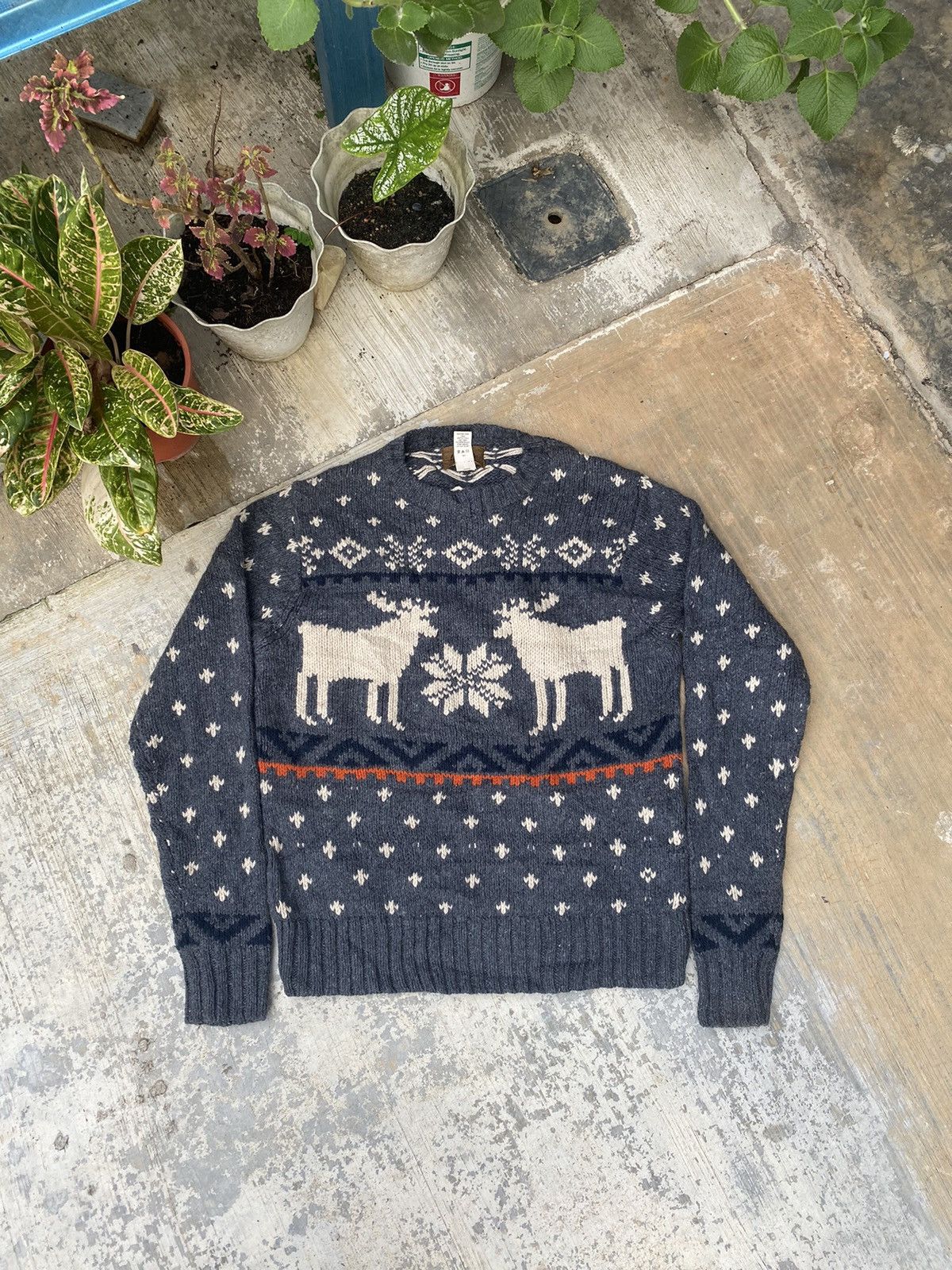 image of Aztech&mountain x Coloured Cable Knit Sweater Steals Nick Danger Cable Knit Sweater in Grey (Size S