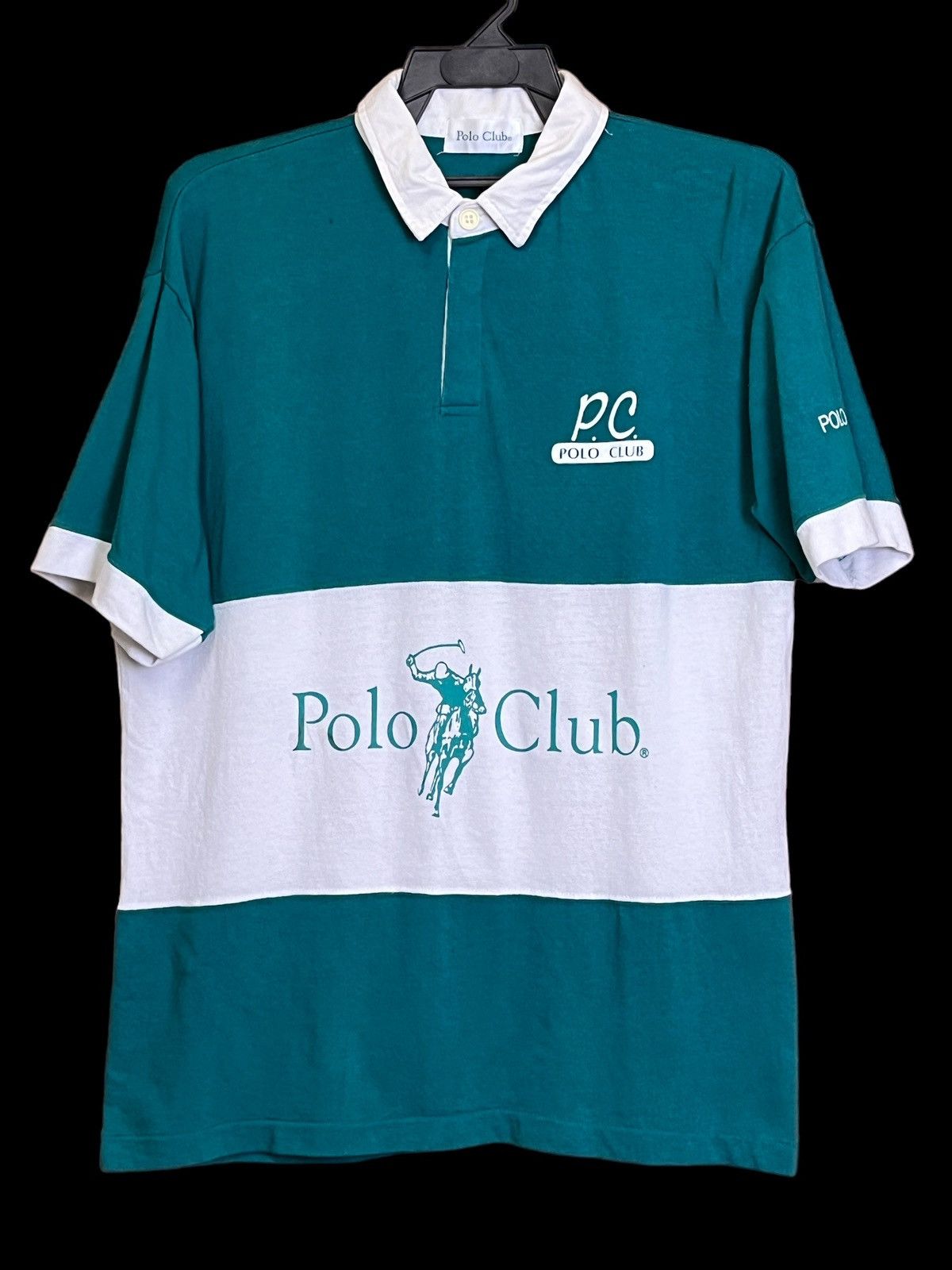 Polo Ralph Lauren VINTAGE POLO CLUB BIG LOGO RUGBY STYLE POLO SHIRT Size US L / EU 52-54 / 3 - 1 Thumbnail