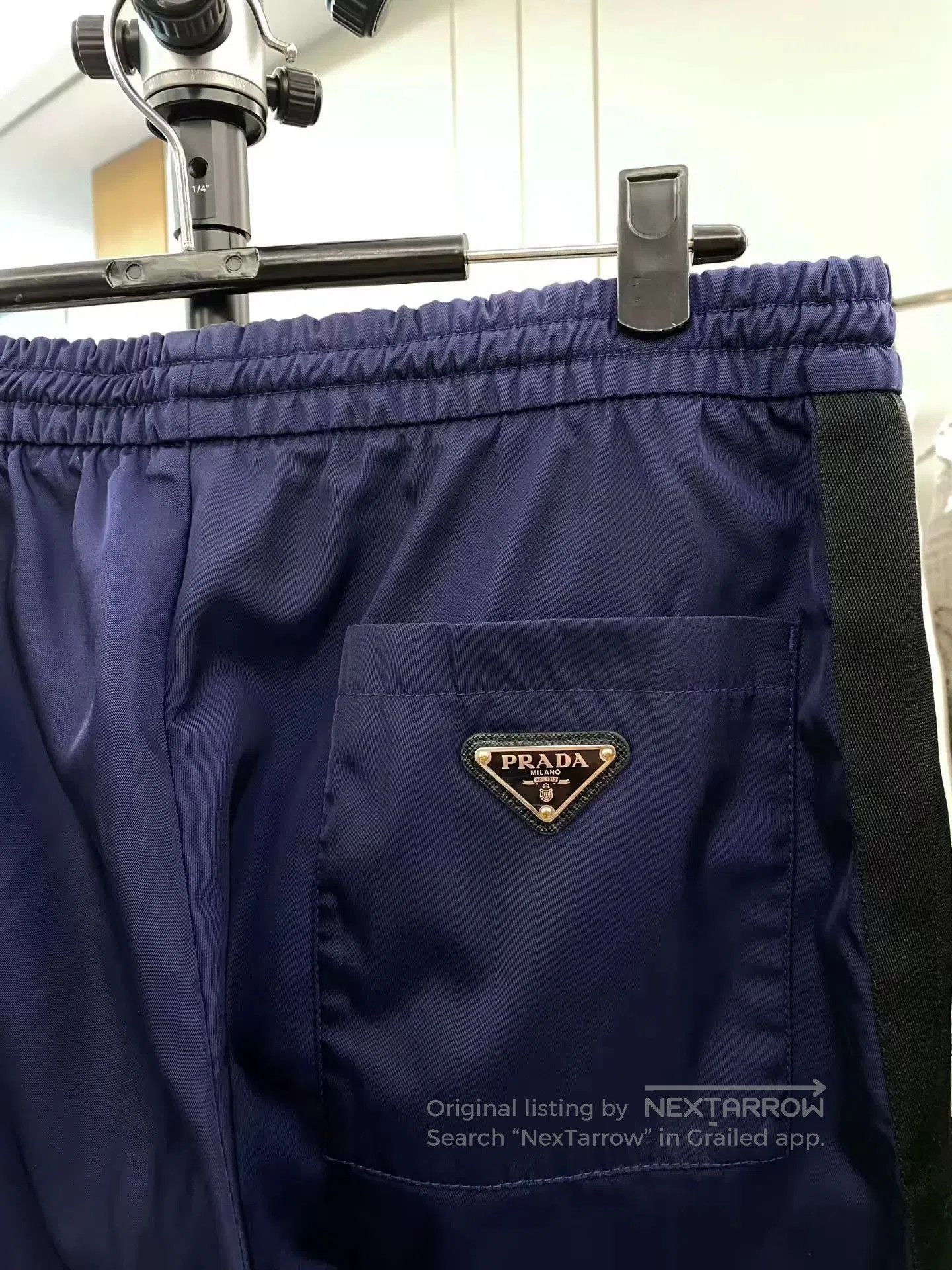 Prada Blue Casual Drawstring Pants Size 32. Size US 32 / EU 48 - 3 Thumbnail