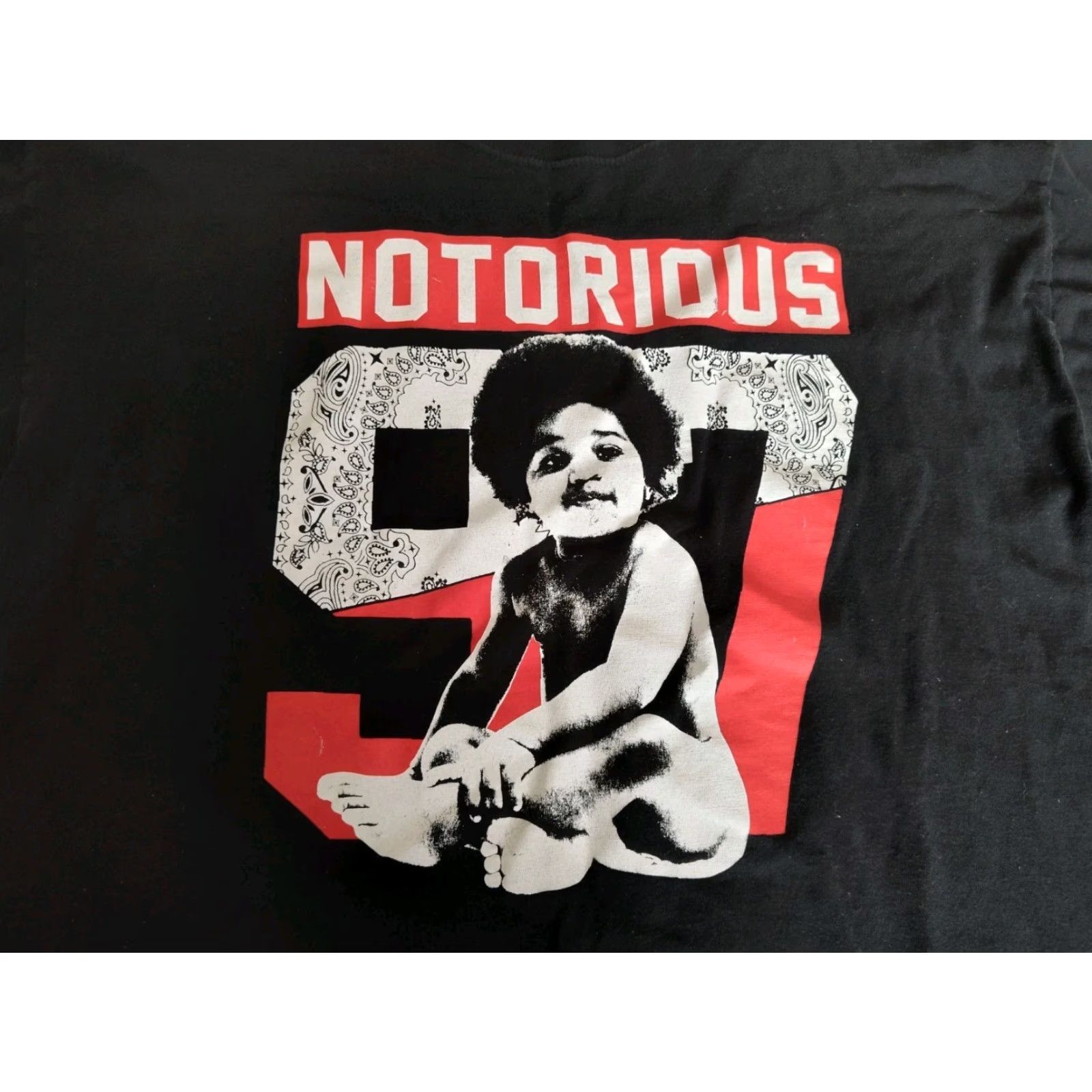 Vintage Notorious BIG Biggie Smalls Graphic T-Shirt Men’s Black Brooklyn Mint Size L 90s Hip Hop Size US L / EU 52-54 / 3 - 2 Thumbnail