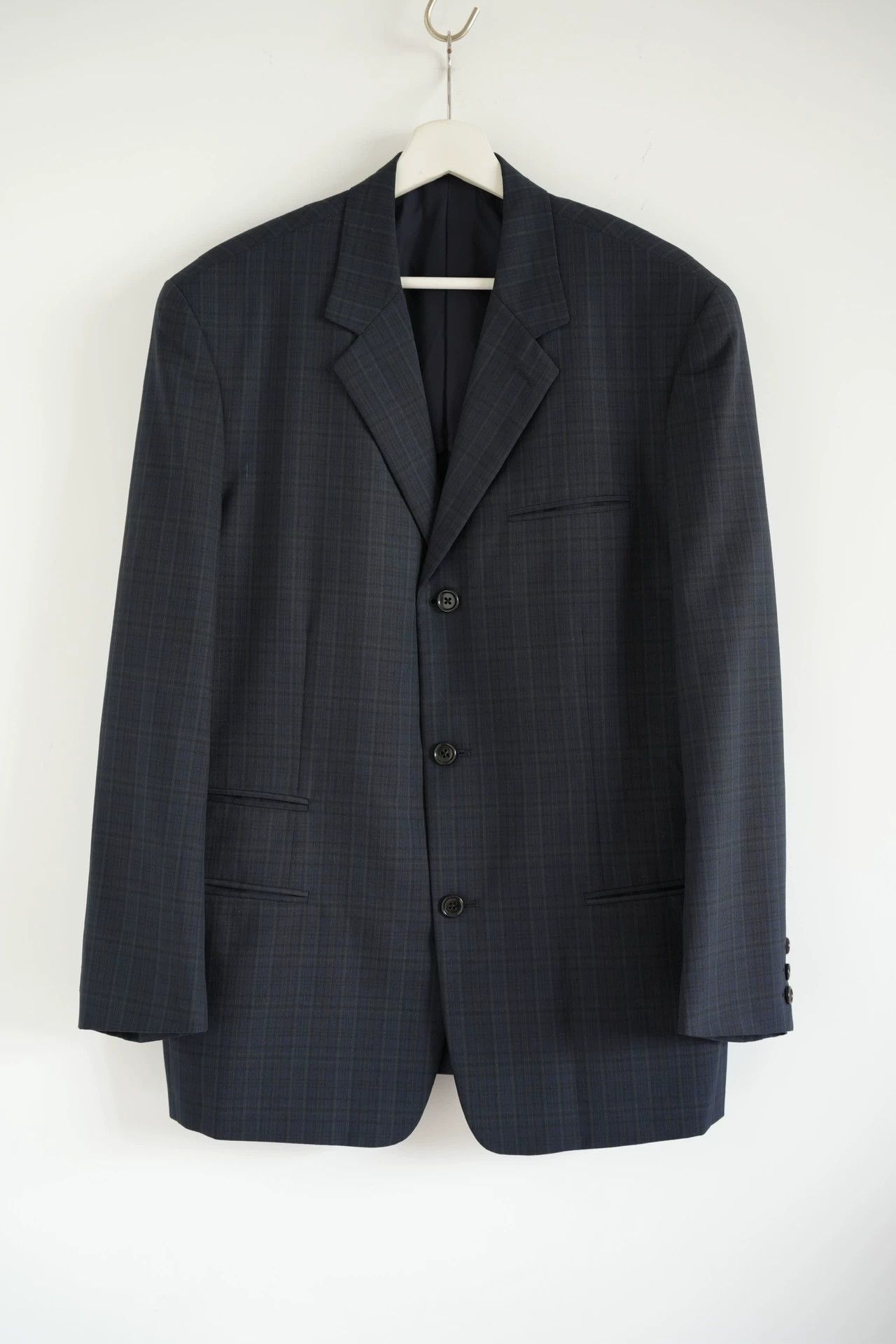 Yohji Yamamoto Yohji Yamamoto 90s Y's Blue Green Plaid Blazer M Size US M / EU 48-50 / 2 - 1 Thumbnail