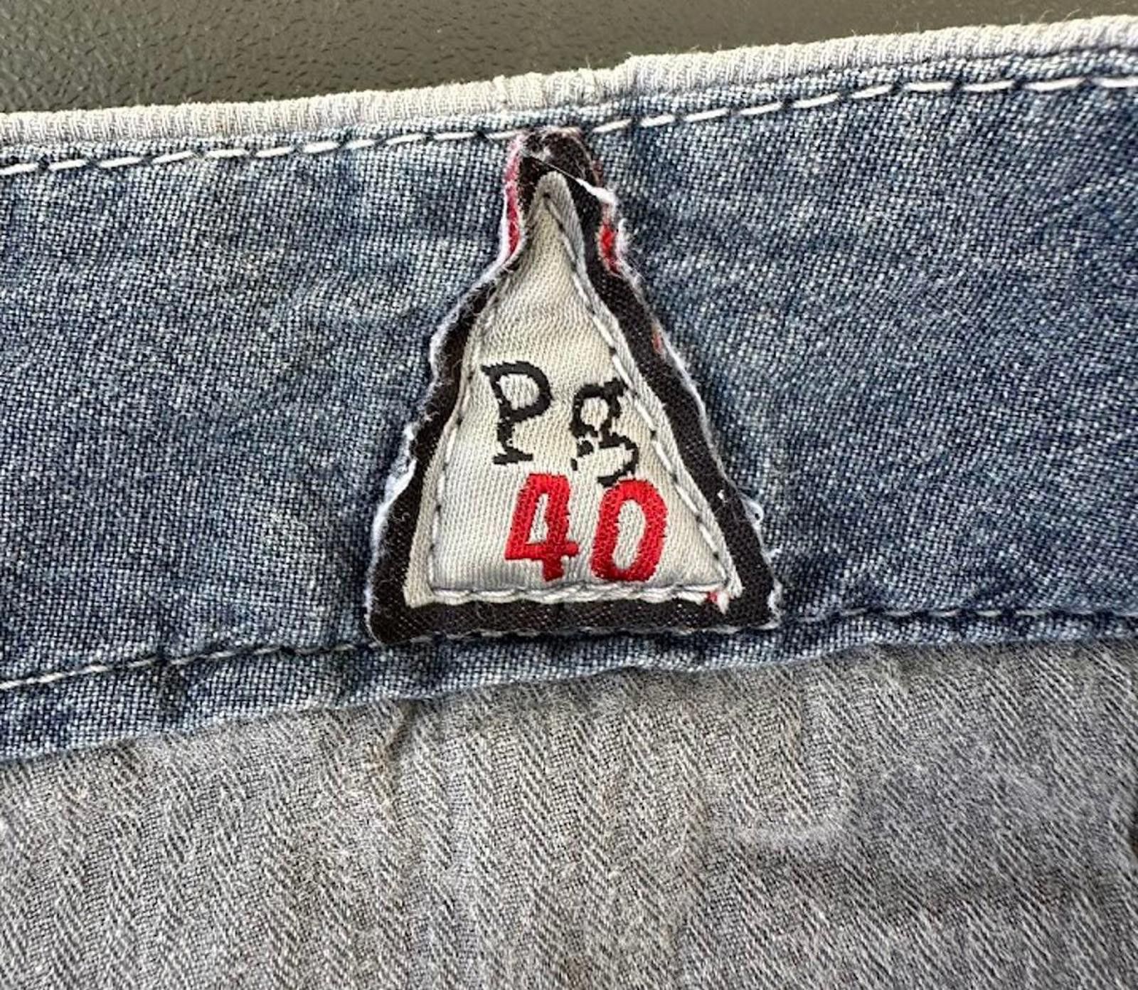 Original Paperbacks Paperbacks Cotton Shorts Faded Gray Vintage Style Size US 40 / EU 56 - 4 Thumbnail