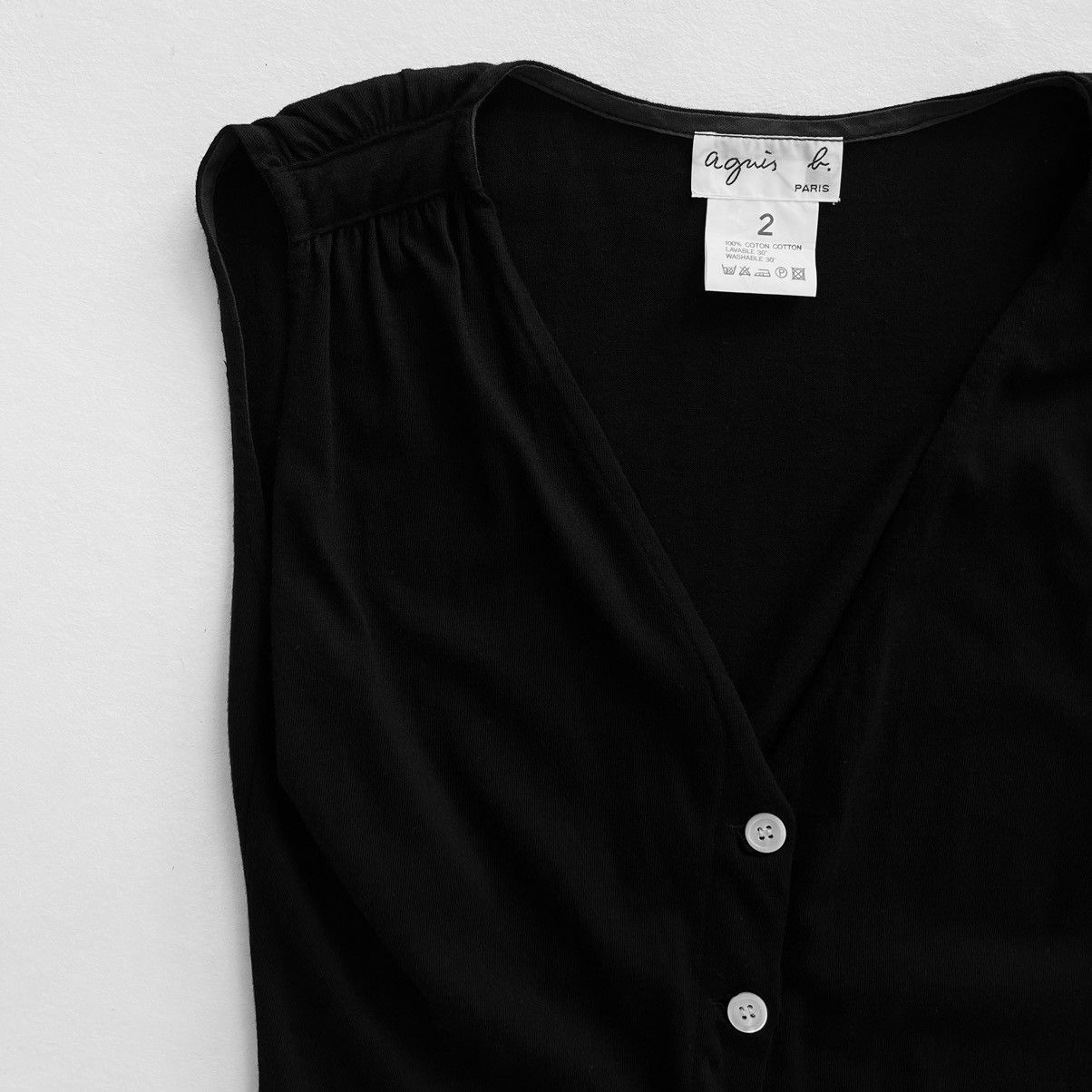 agnes b. Agnès b. Tank-Top Shirt Size S / US 4 / IT 40 - 7 Thumbnail
