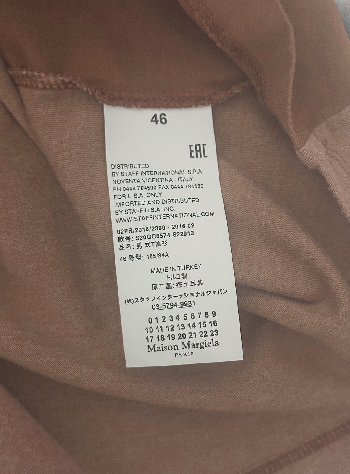 Maison Margiela Margiela 4 Stitch Panel Tee Size US S / EU 44-46 / 1 - 5 Thumbnail