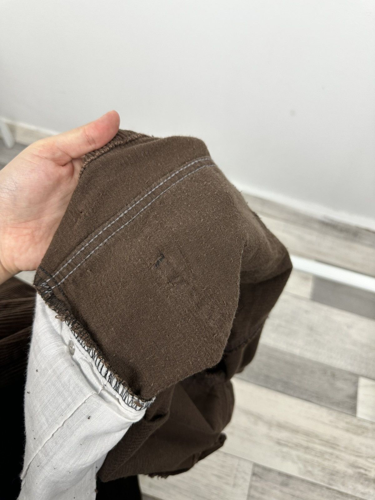 Criminal Damage Brown Corduroy Baggy Flare Pants 34